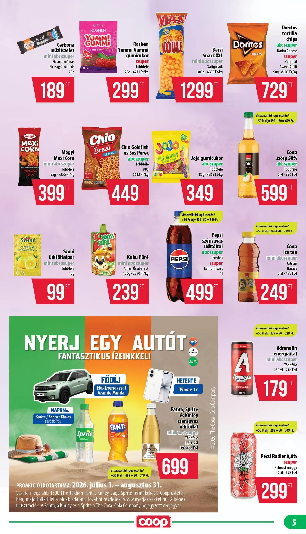 Coop akciós újság Mecsek 07.23–07.29 – 5. oldal
