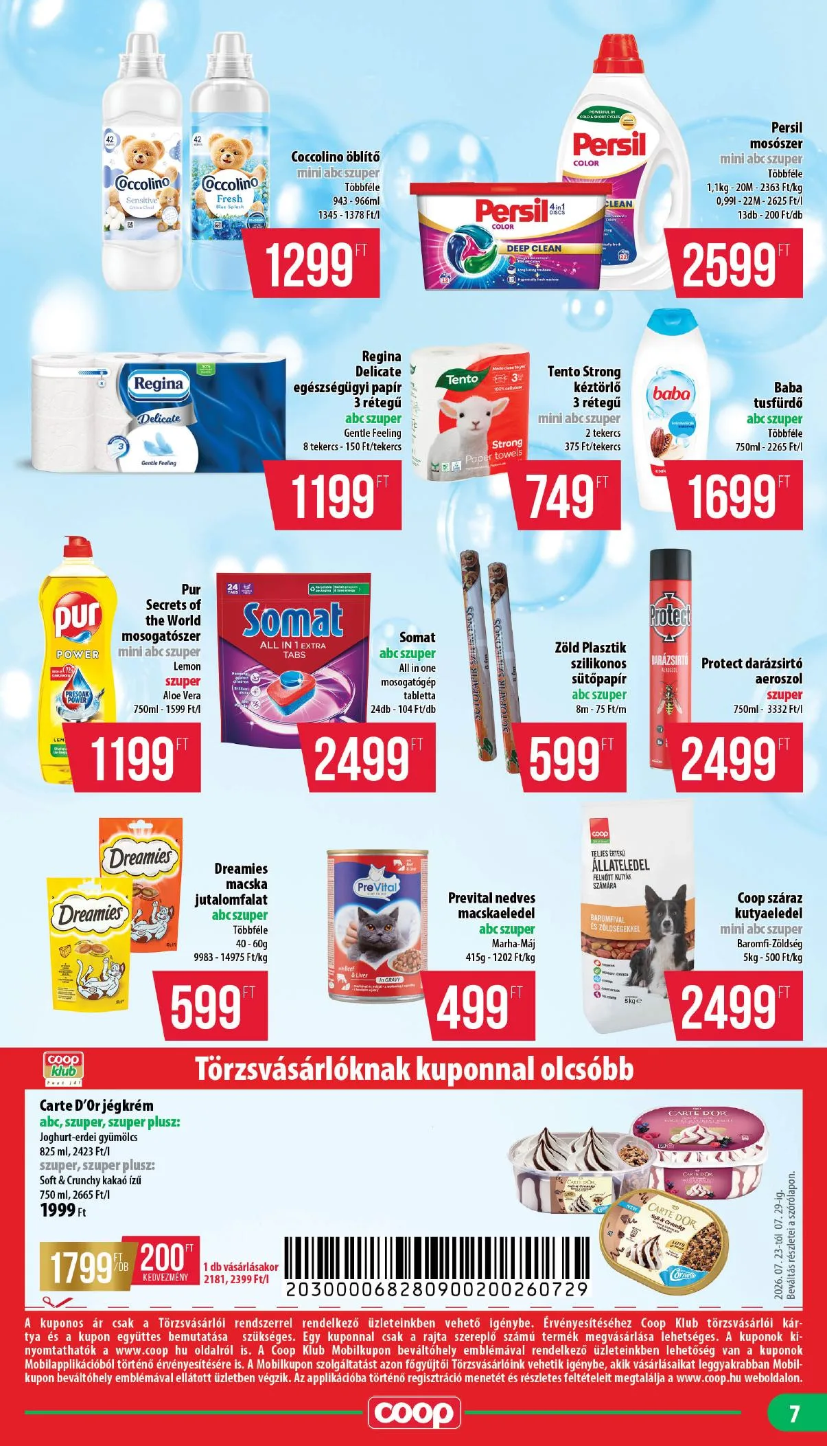 Coop akciós újság Mecsek 07.23–07.29 – 7. oldal