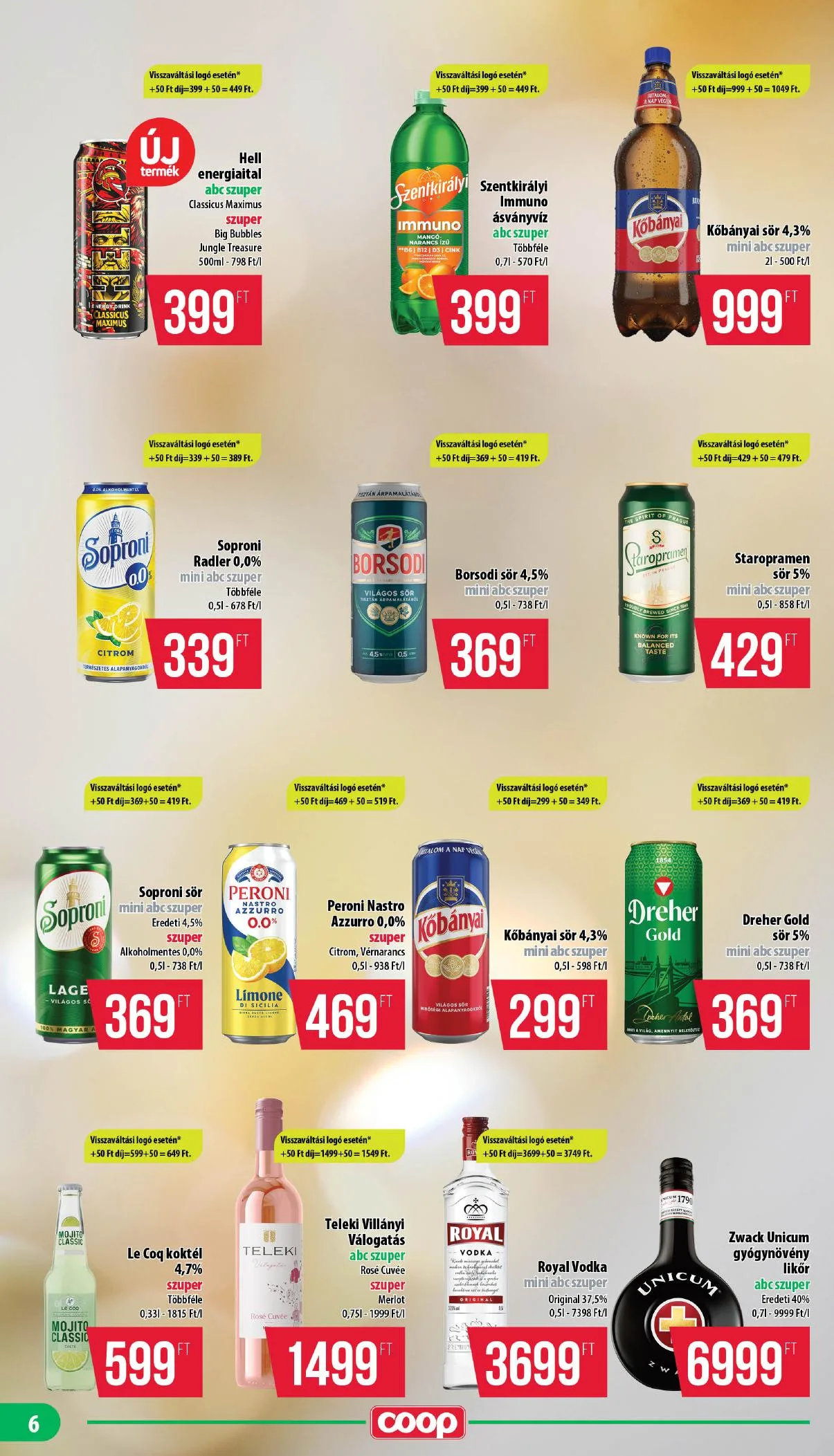 Coop akciós újság Mecsek 08.13–08.19 – 6. oldal
