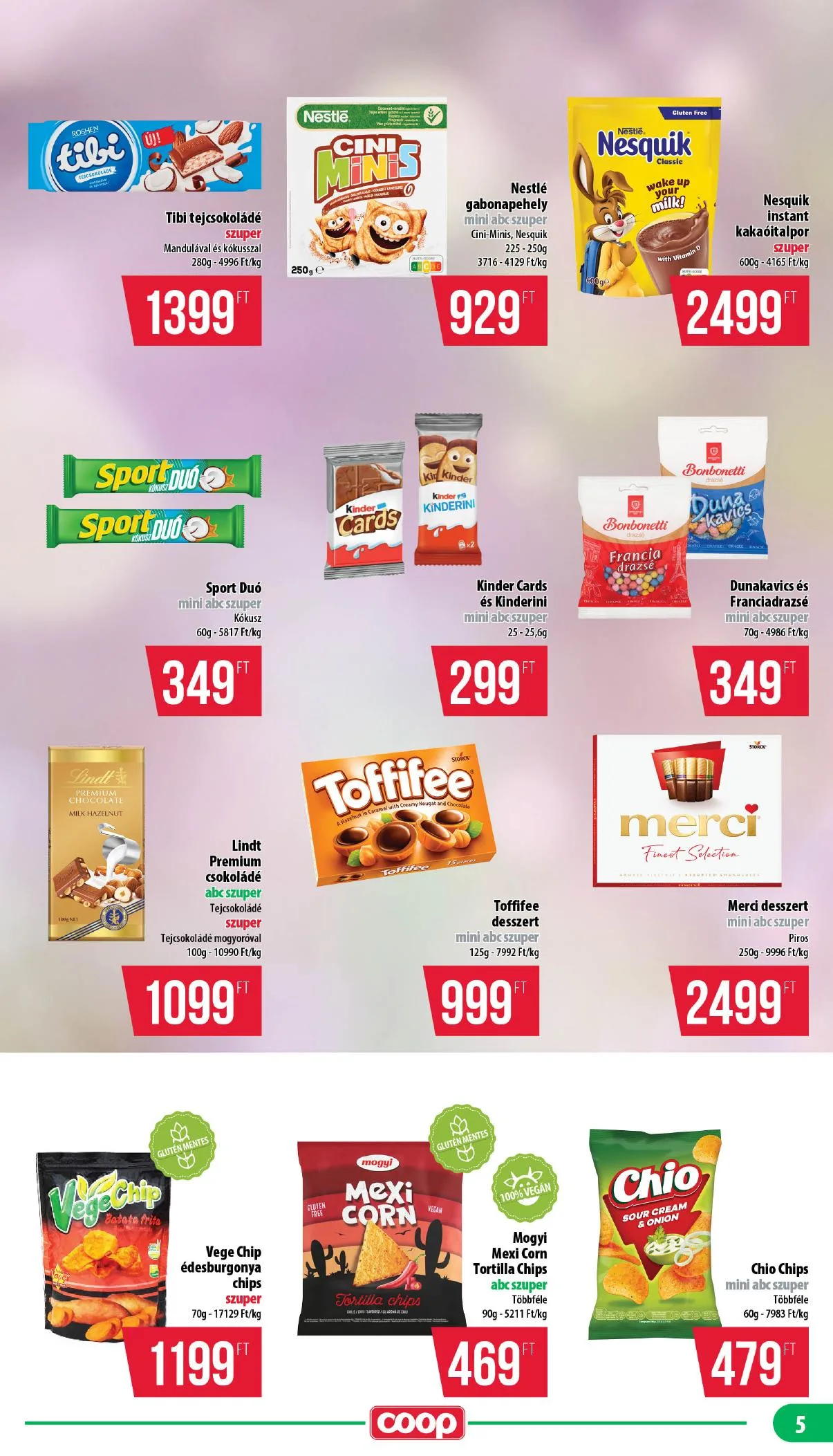 Coop akciós újság Mecsek 10.15–10.21 – 5. oldal