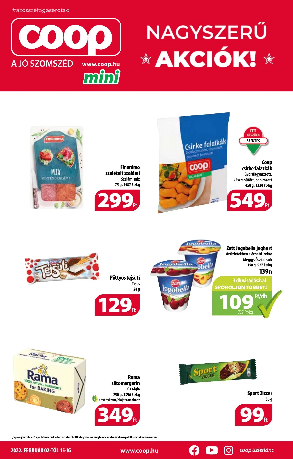 Coop akciós újság Mini 02.02–02.15