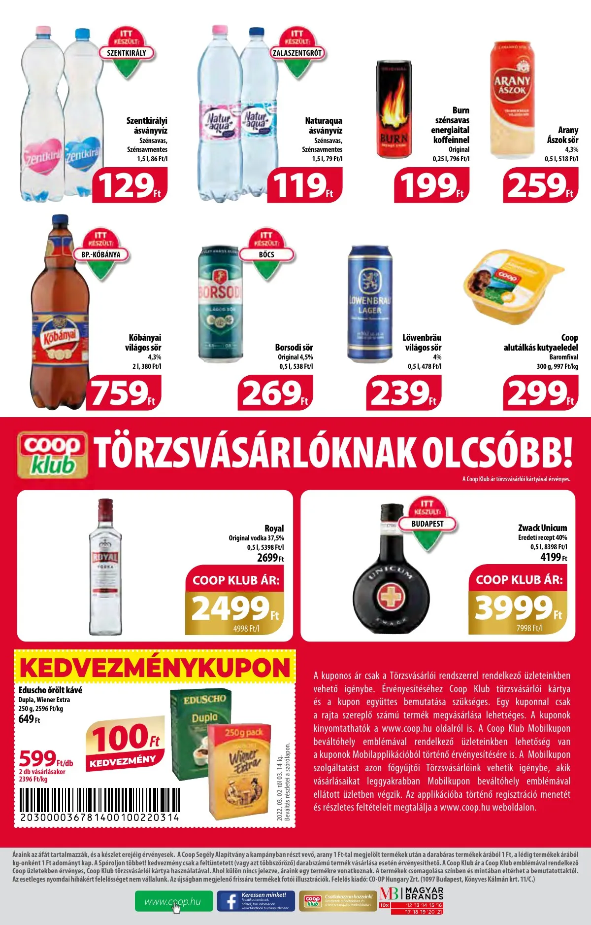 Coop akciós újság Mini 03.02–03.14 – 4. oldal