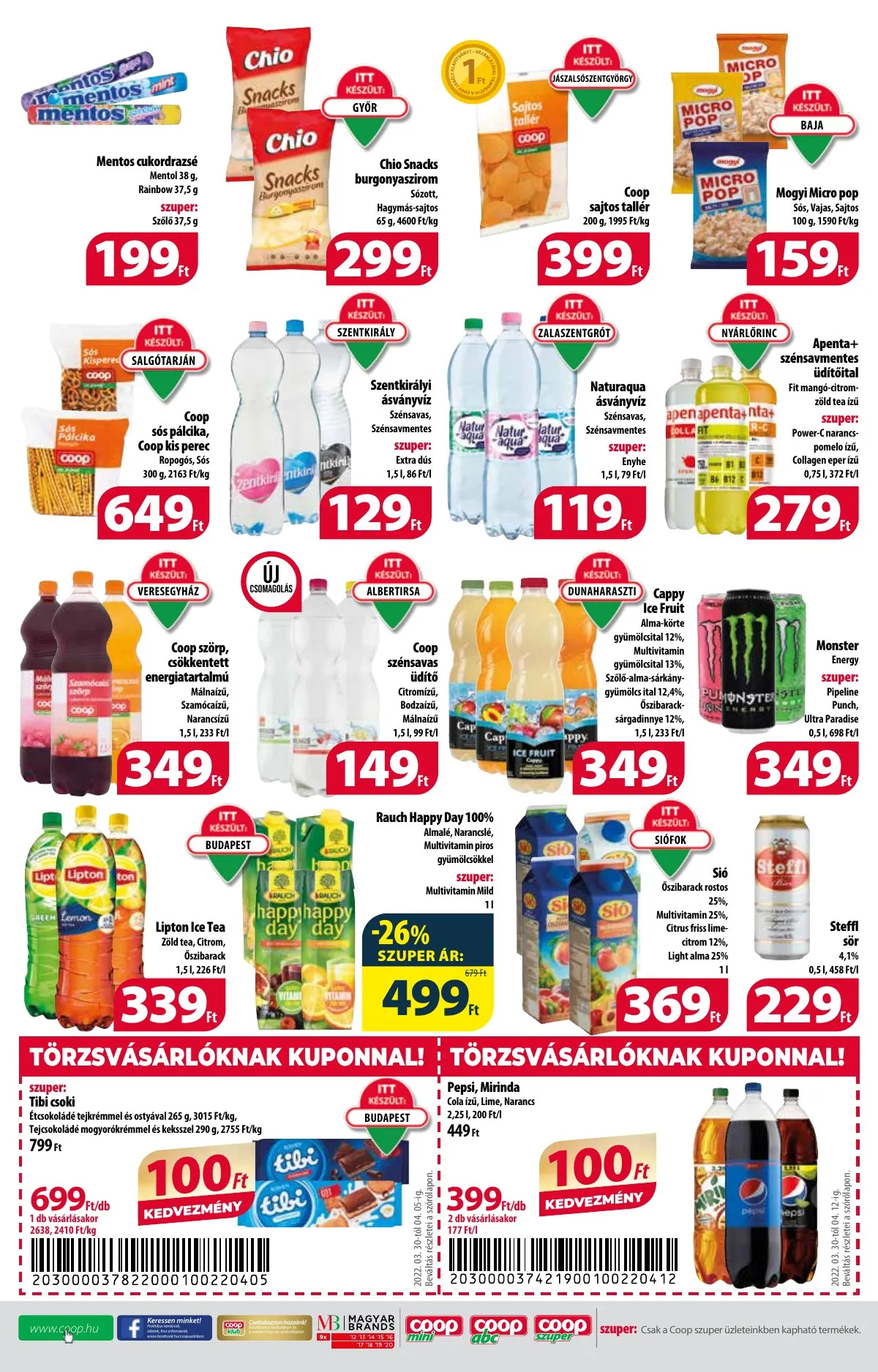 Coop akciós újság Mini 03.30–04.12 – 6. oldal