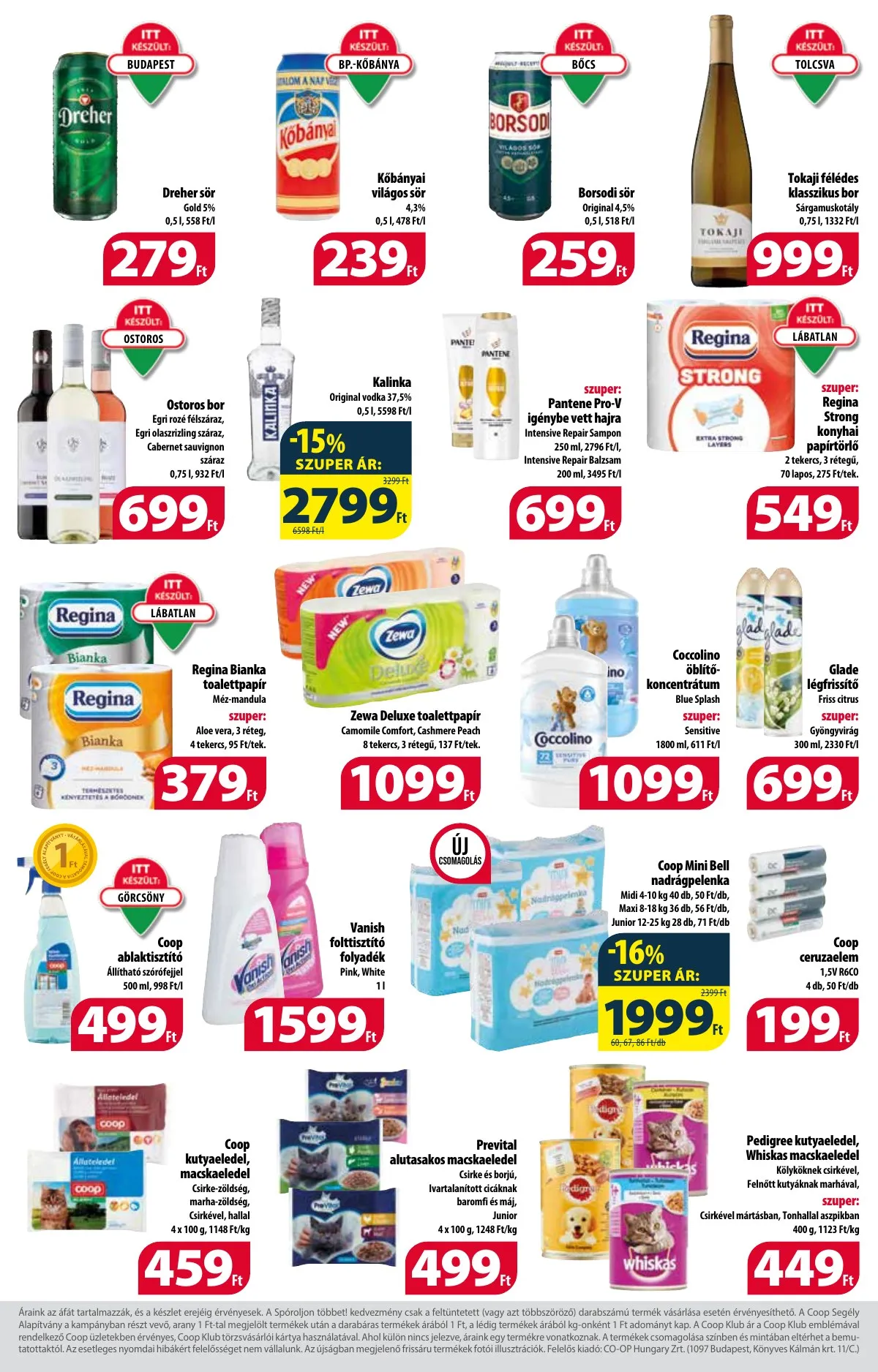 Coop akciós újság Mini 03.30–04.12 – 7. oldal