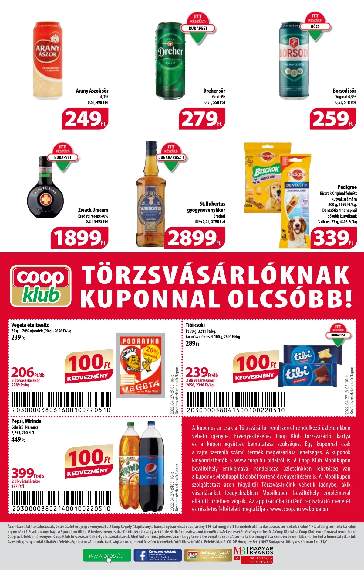 Coop akciós újság Mini 04.27–05.10 – 4. oldal