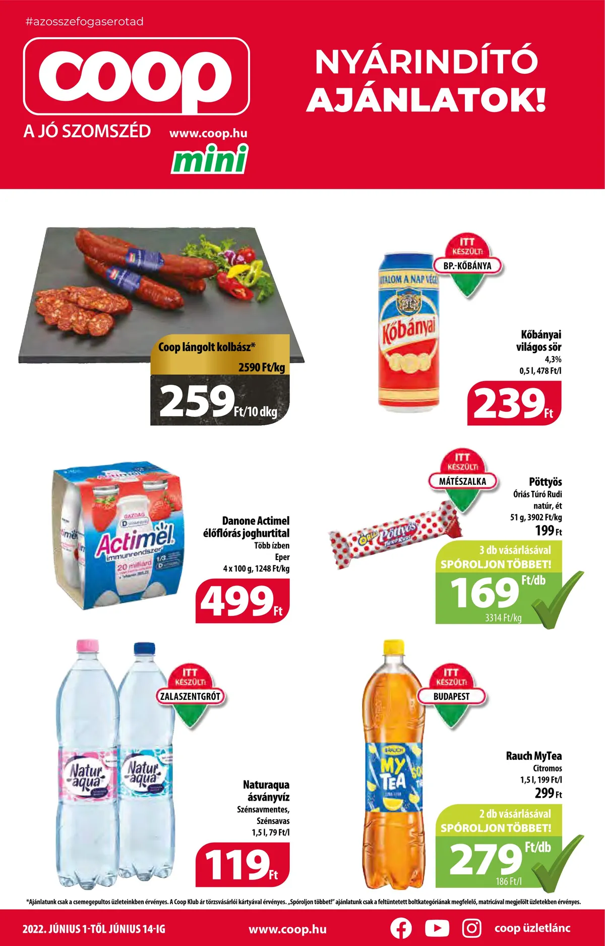 Coop akciós újság Mini 06.01–06.14