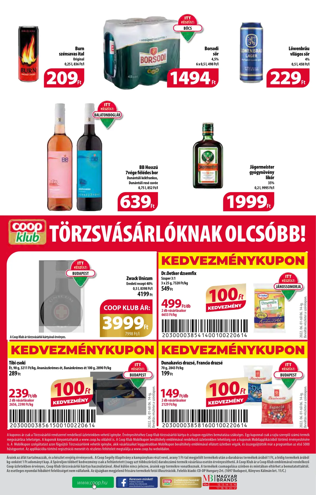 Coop akciós újság Mini 06.01–06.14 – 4. oldal