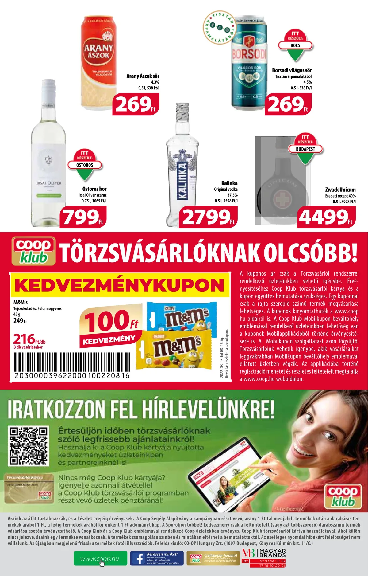 Coop akciós újság Mini 08.03–08.16 – 4. oldal
