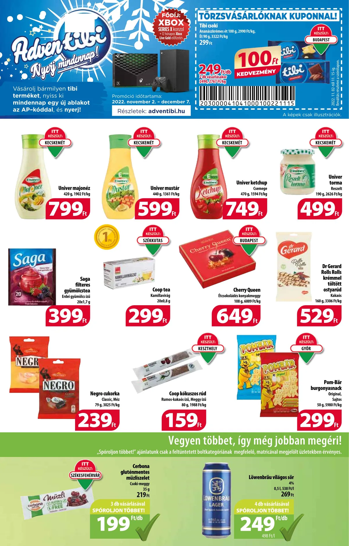 Coop akciós újság Mini 11.02–11.15 – 3. oldal