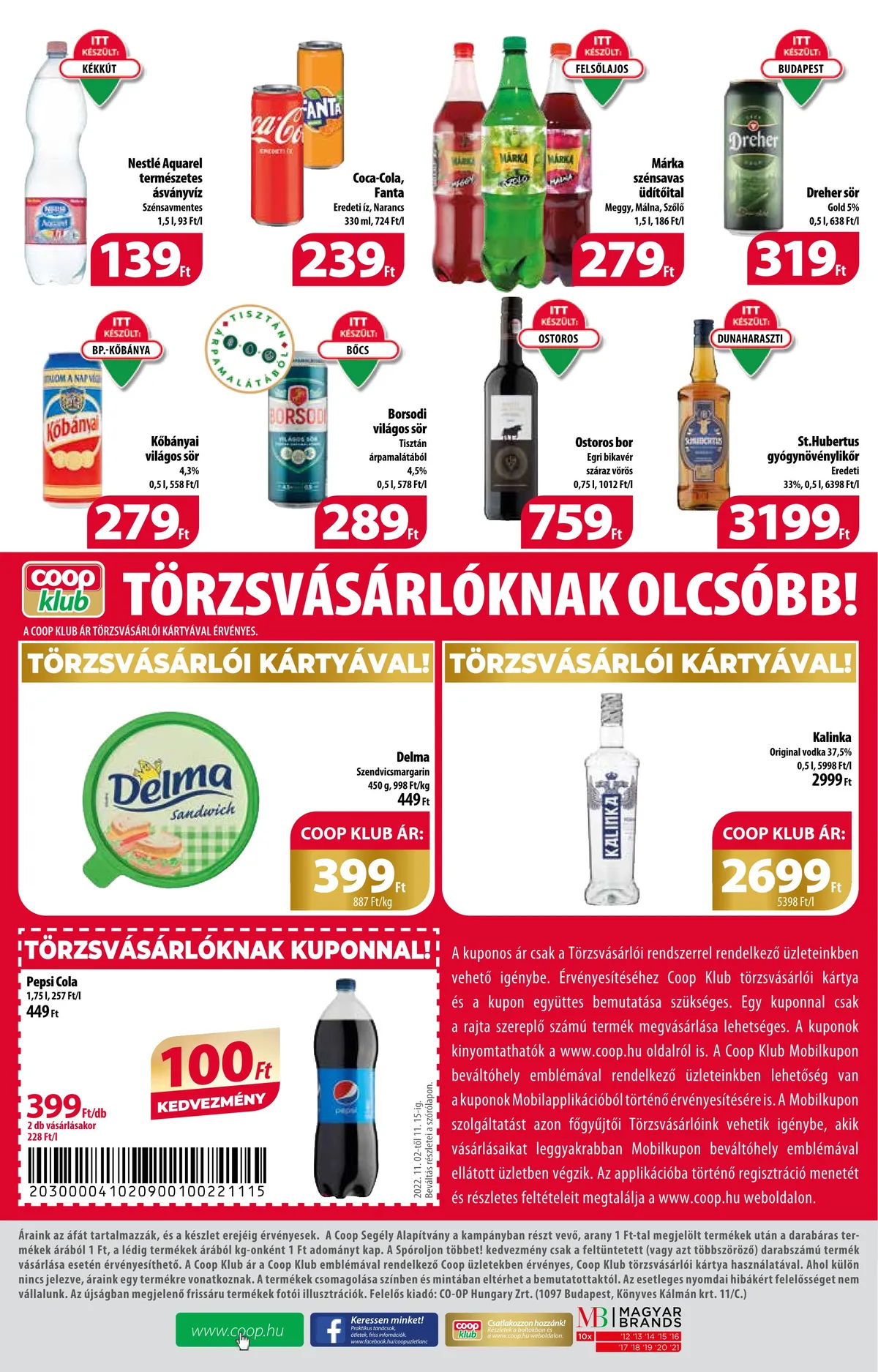 Coop akciós újság Mini 11.02–11.15 – 4. oldal