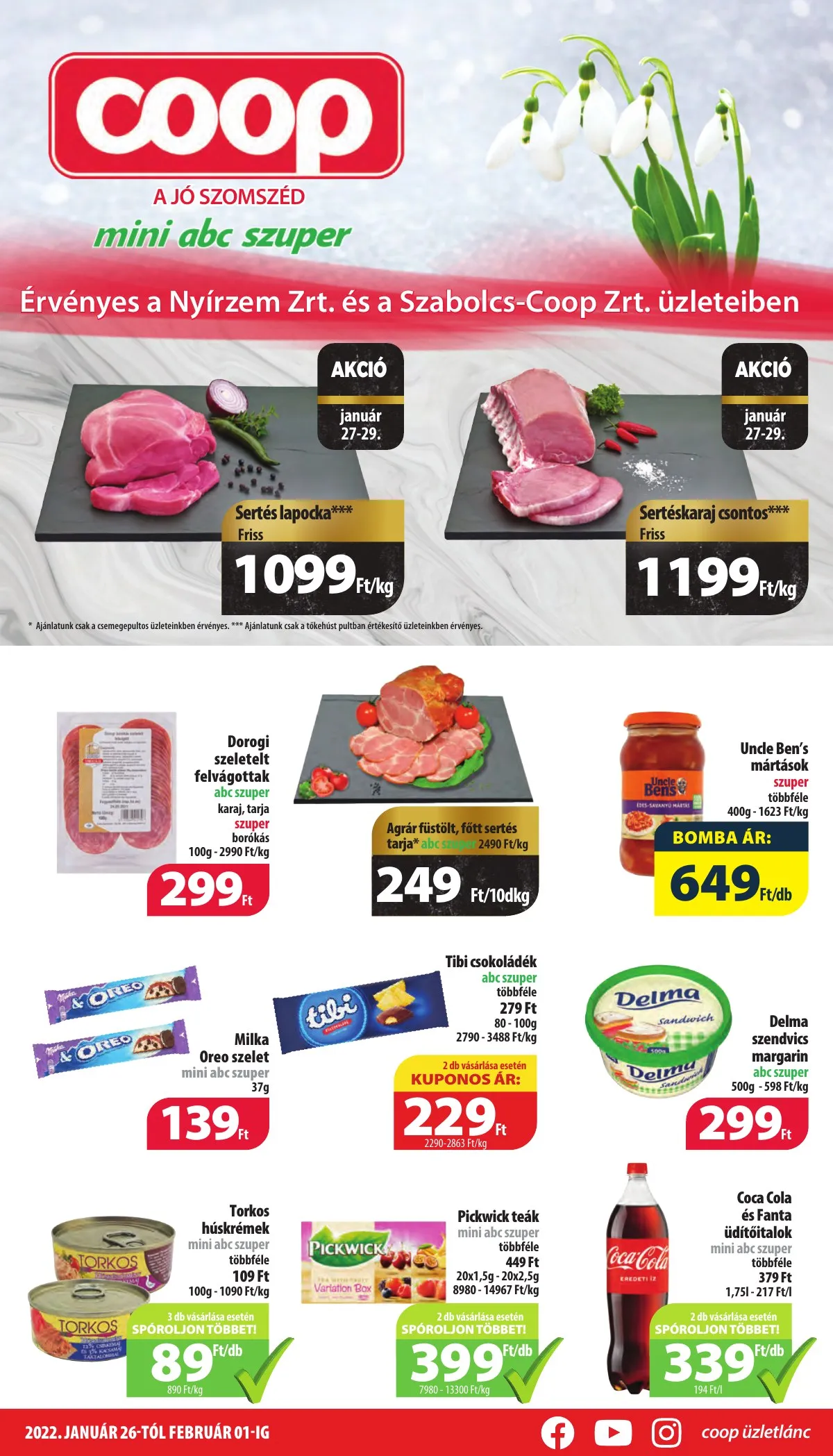 Coop akciós újság Nyírzem 01.26–02.01