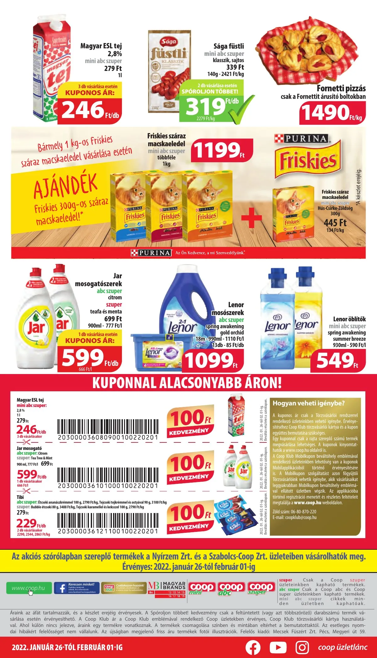 Coop akciós újság Nyírzem 01.26–02.01 – 8. oldal