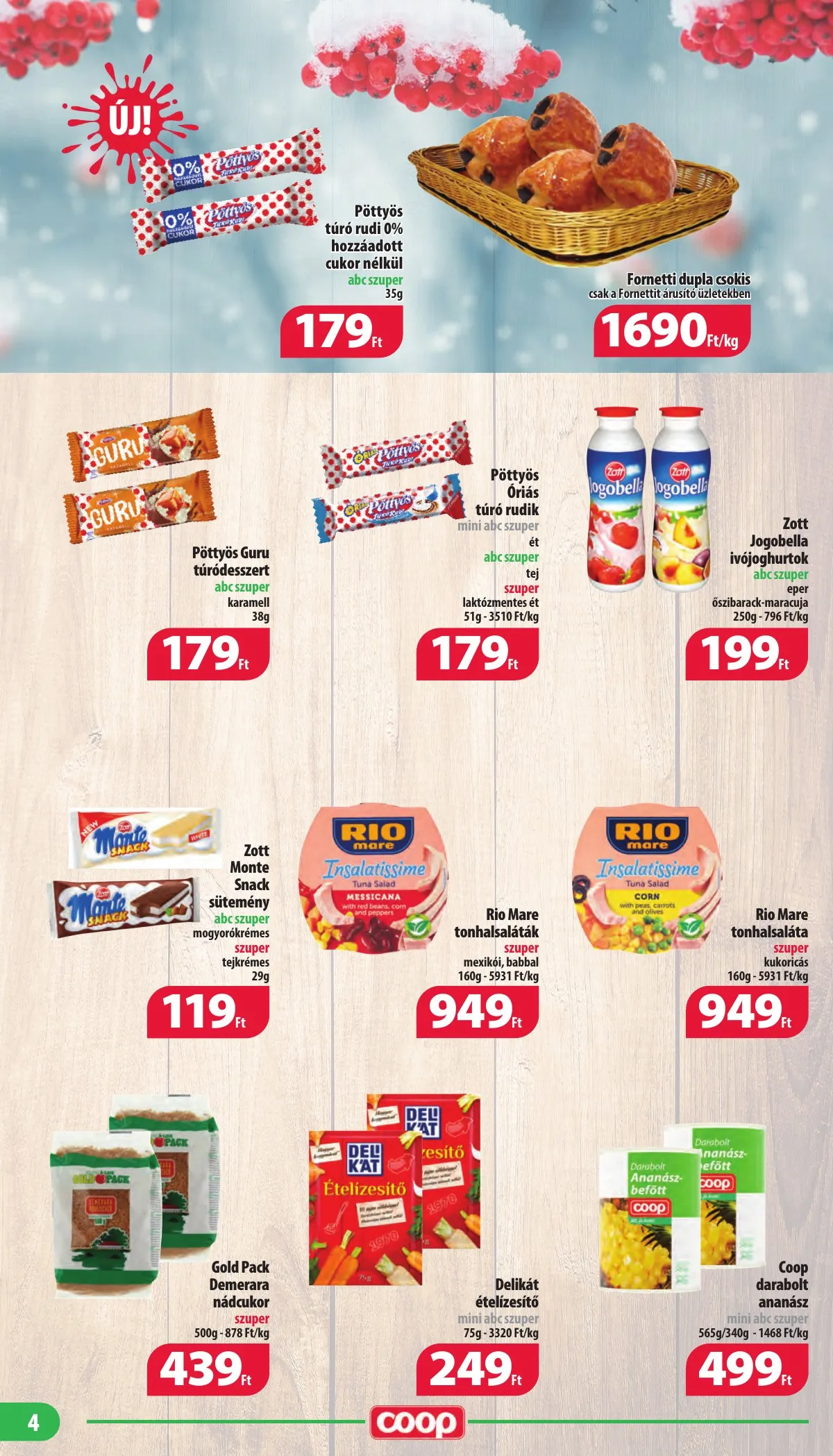 Coop akciós újság Nyírzem 02.16–02.22 – 4. oldal