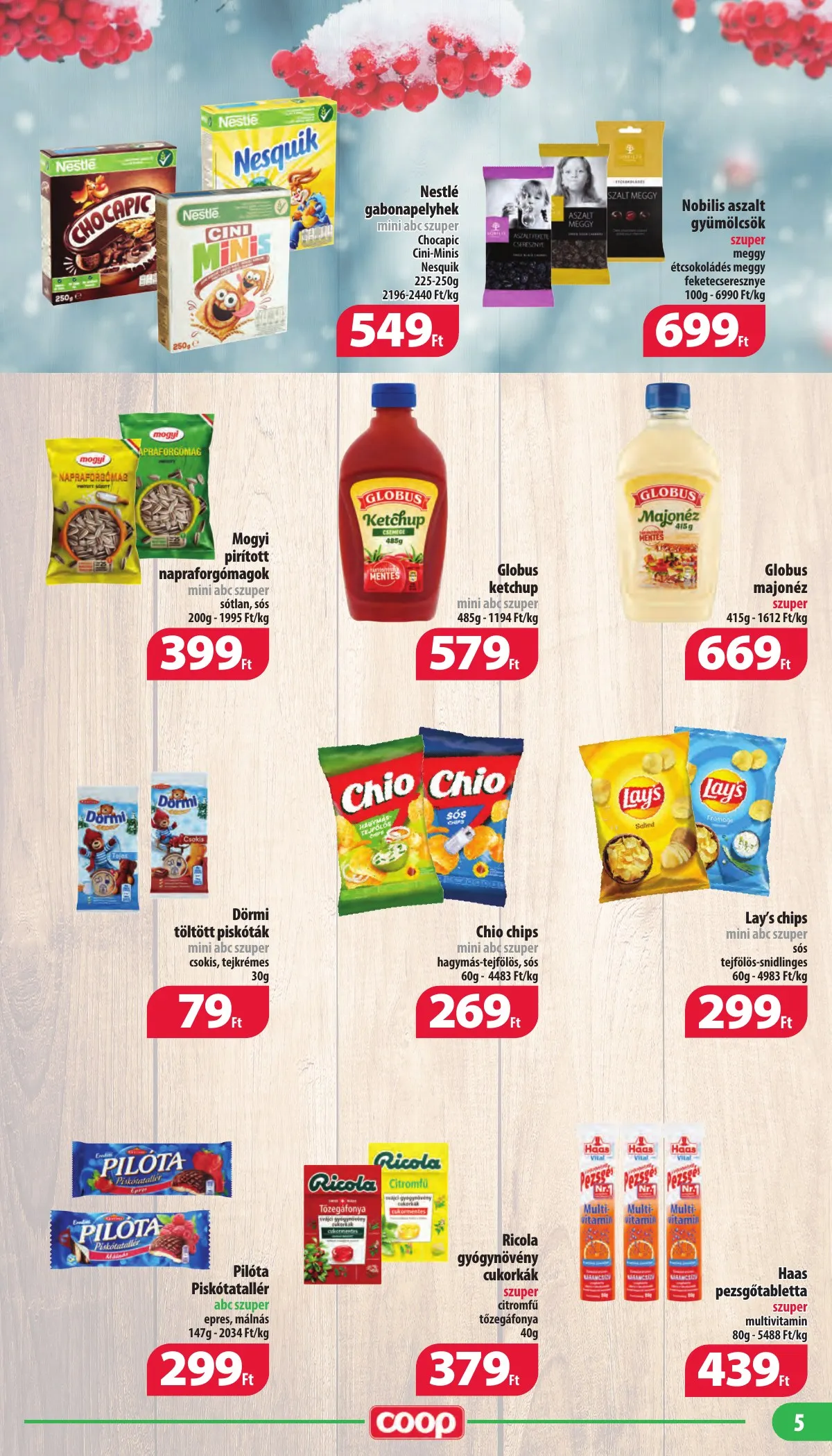 Coop akciós újság Nyírzem 02.16–02.22 – 5. oldal