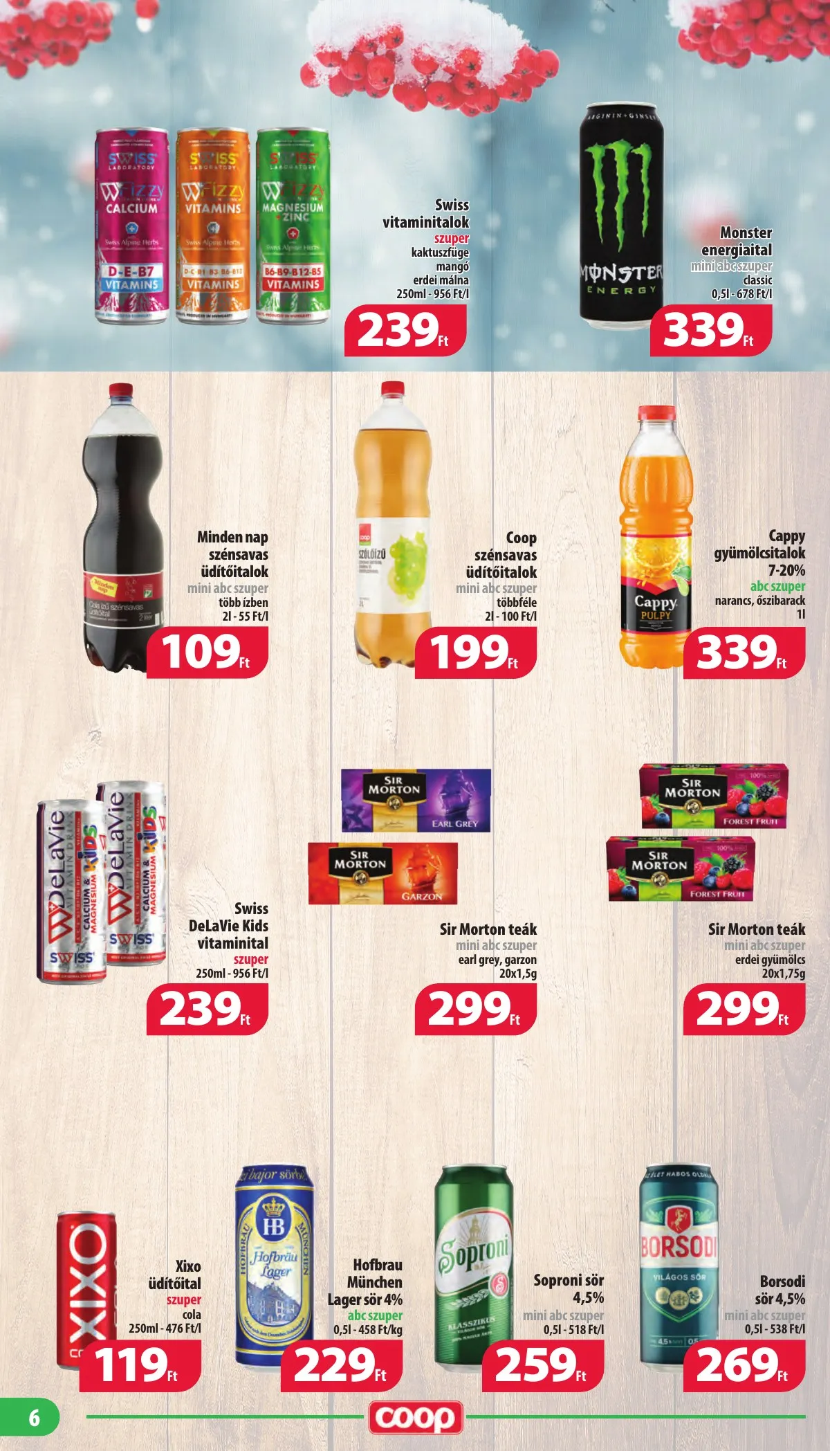 Coop akciós újság Nyírzem 02.16–02.22 – 6. oldal
