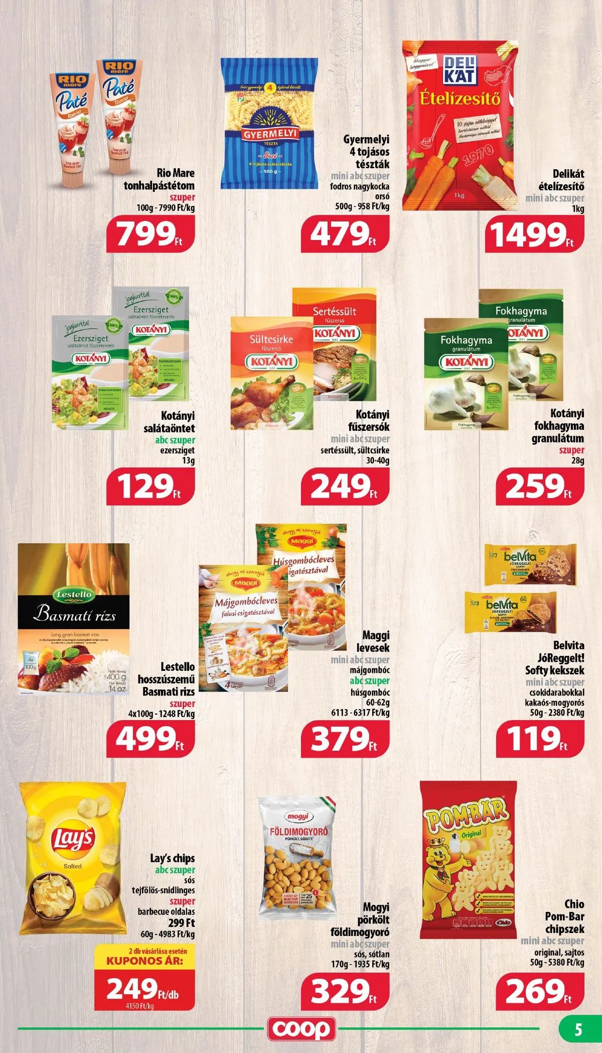 Coop akciós újság Nyírzem 03.16–03.22 – 5. oldal