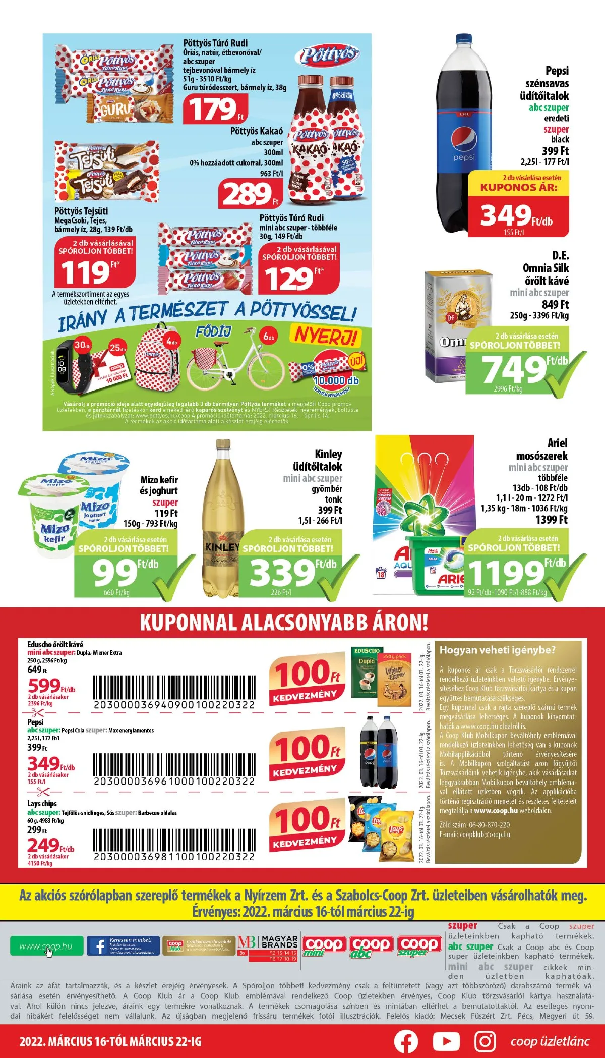 Coop akciós újság Nyírzem 03.16–03.22 – 8. oldal