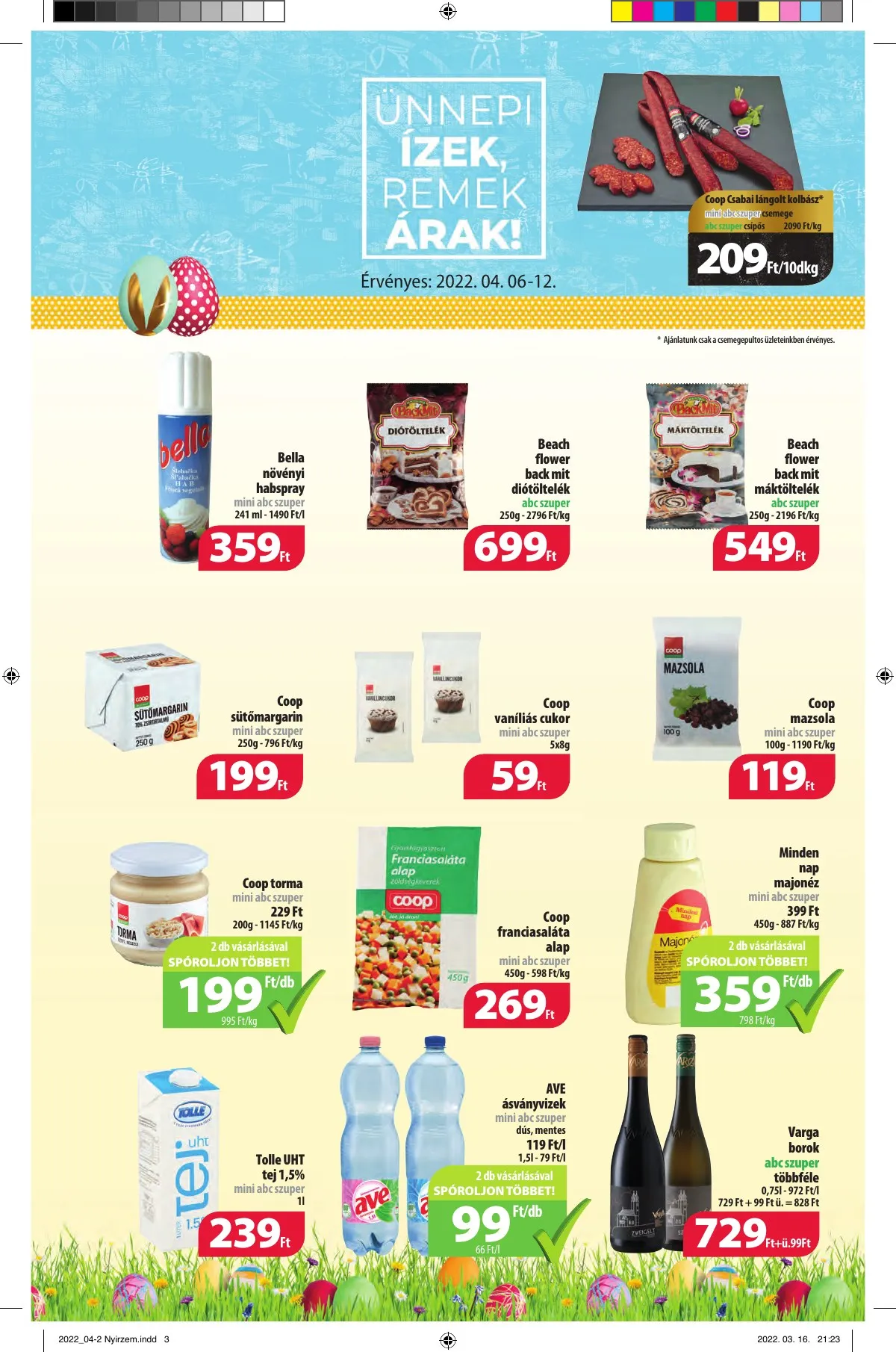 Coop akciós újság Nyírzem 04.06–04.12 – 3. oldal