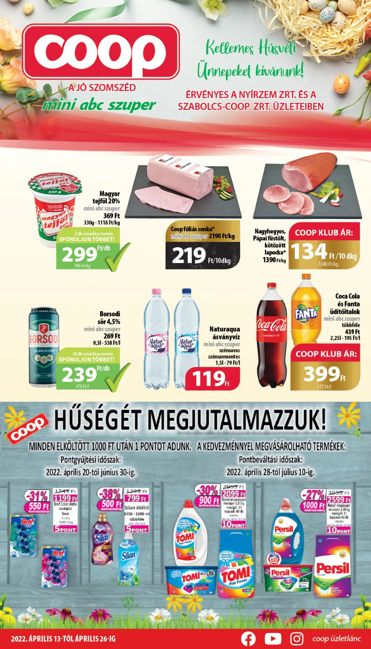 Coop akciós újság Nyírzem 04.13–04.26