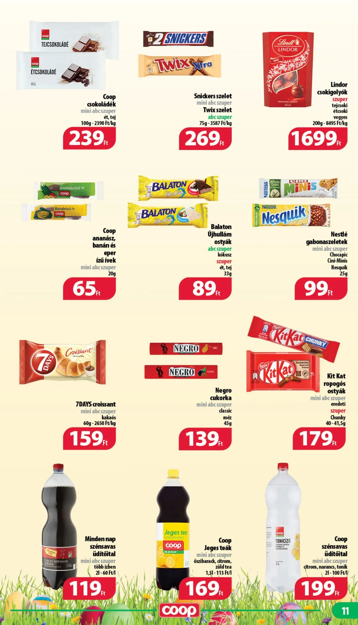 Coop akciós újság Nyírzem 04.13–04.26 – 11. oldal