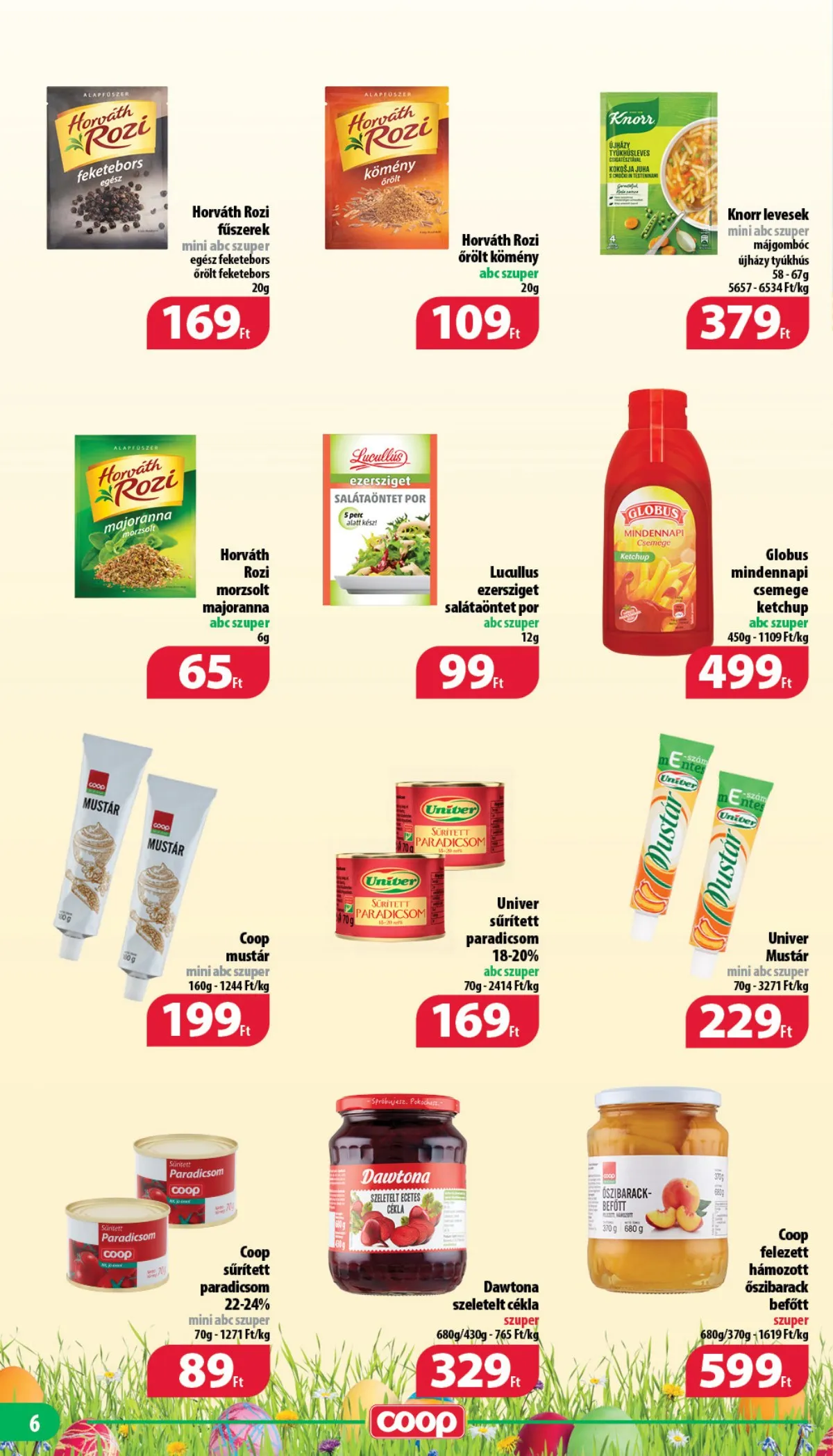 Coop akciós újság Nyírzem 04.13–04.26 – 6. oldal