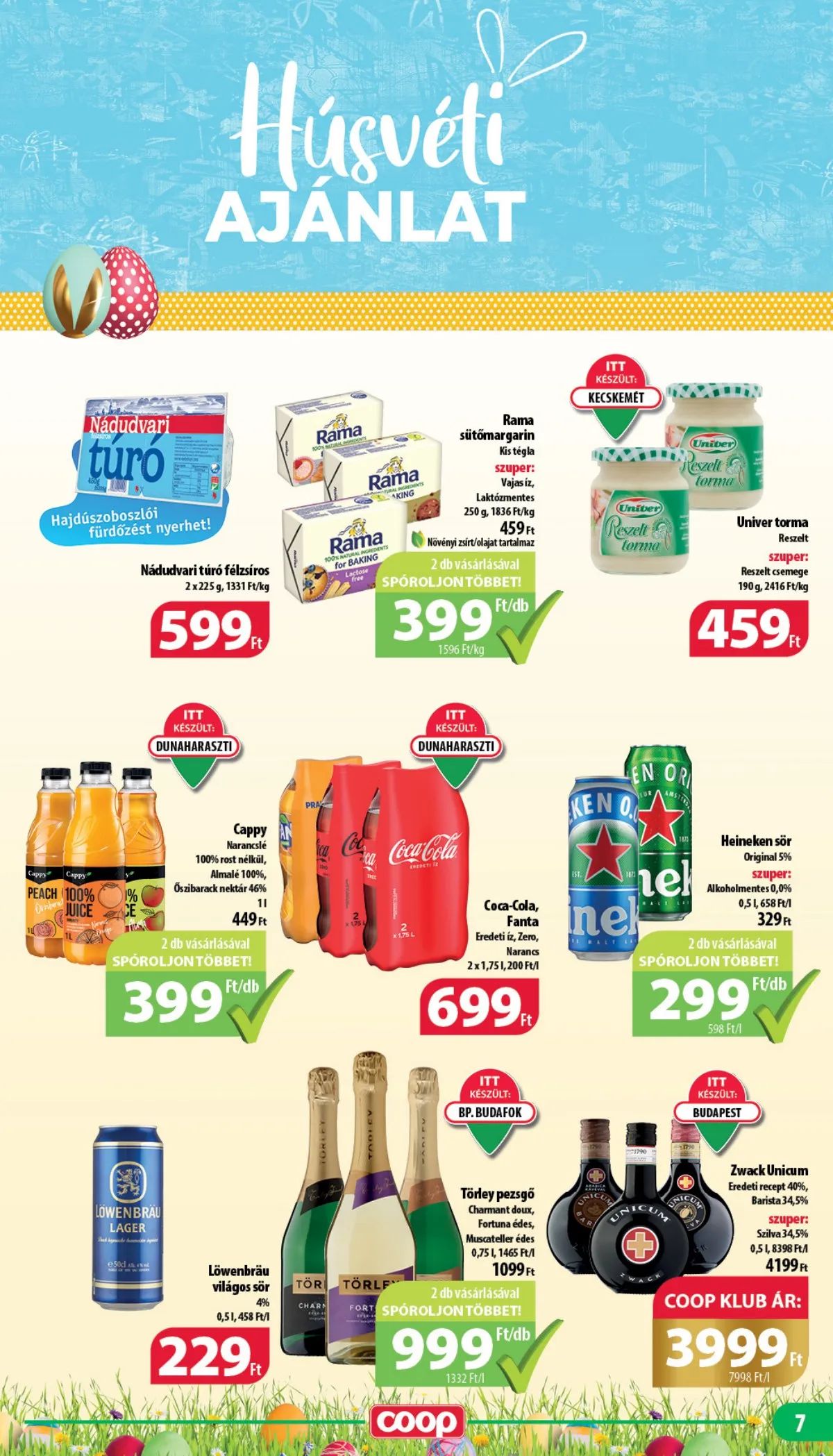 Coop akciós újság Nyírzem 04.13–04.26 – 7. oldal