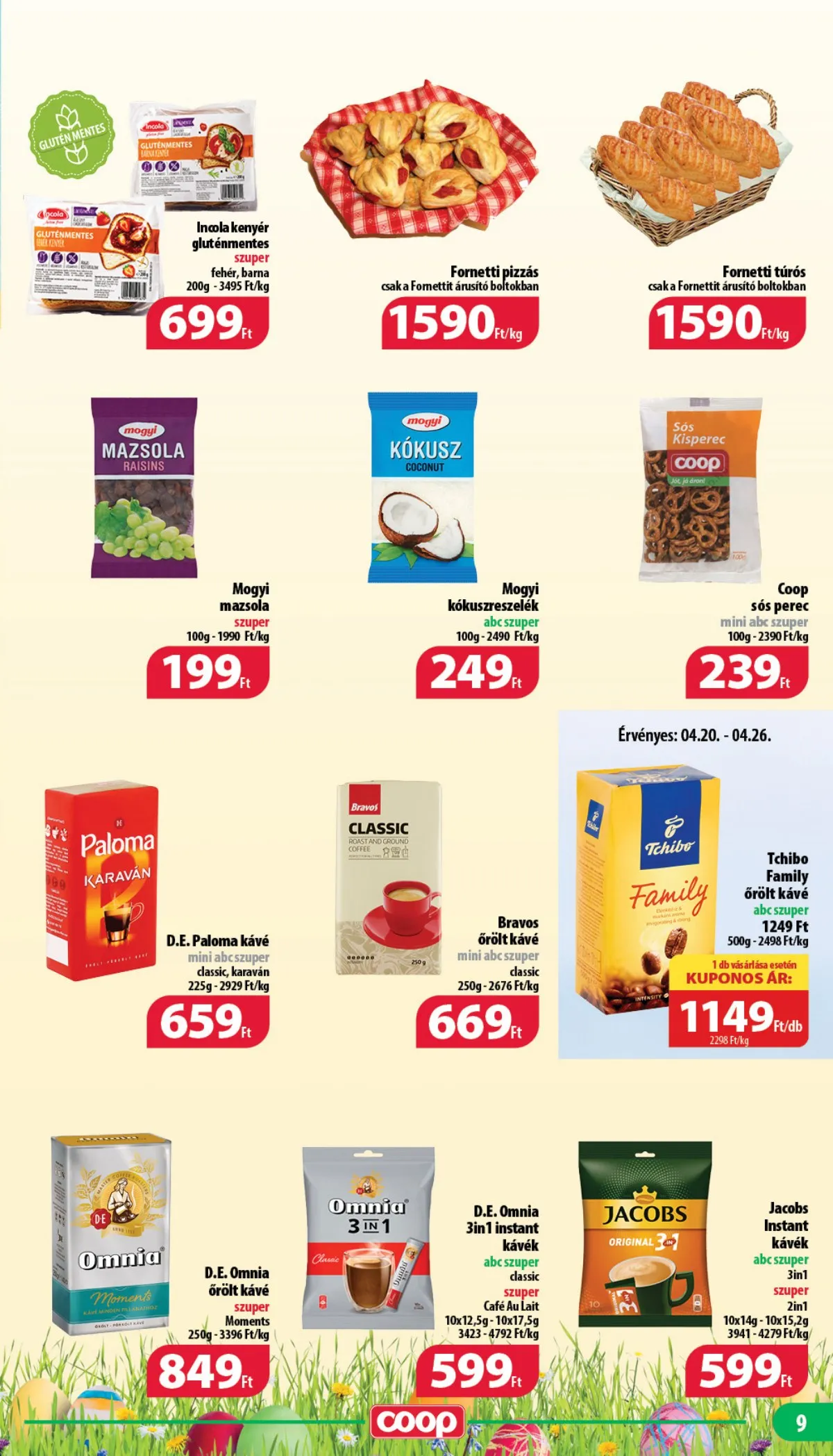 Coop akciós újság Nyírzem 04.13–04.26 – 9. oldal