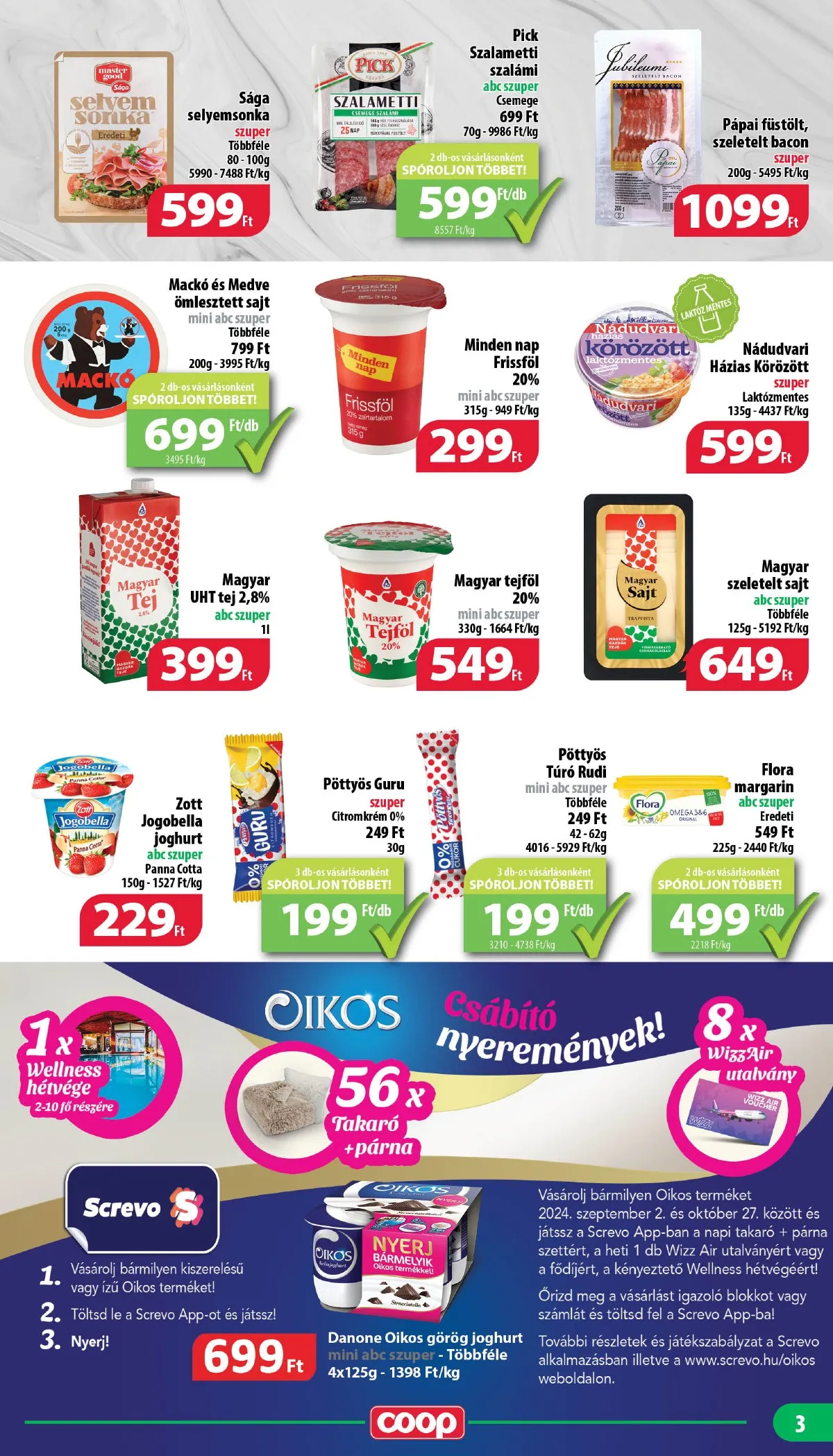 Coop akciós újság Nyírzem 09.12–09.18 – 3. oldal