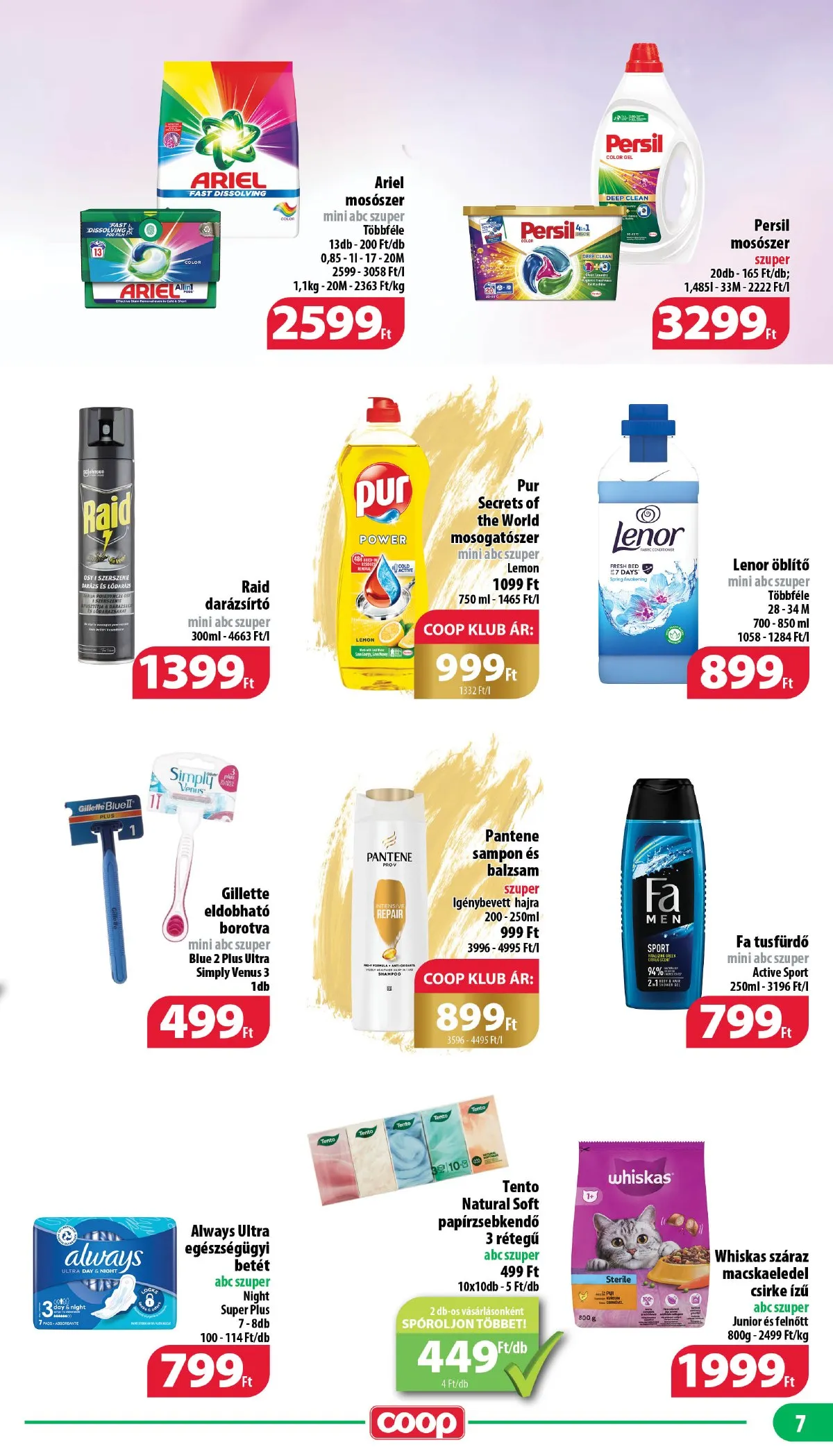 Coop akciós újság Nyírzem 09.12–09.18 – 7. oldal
