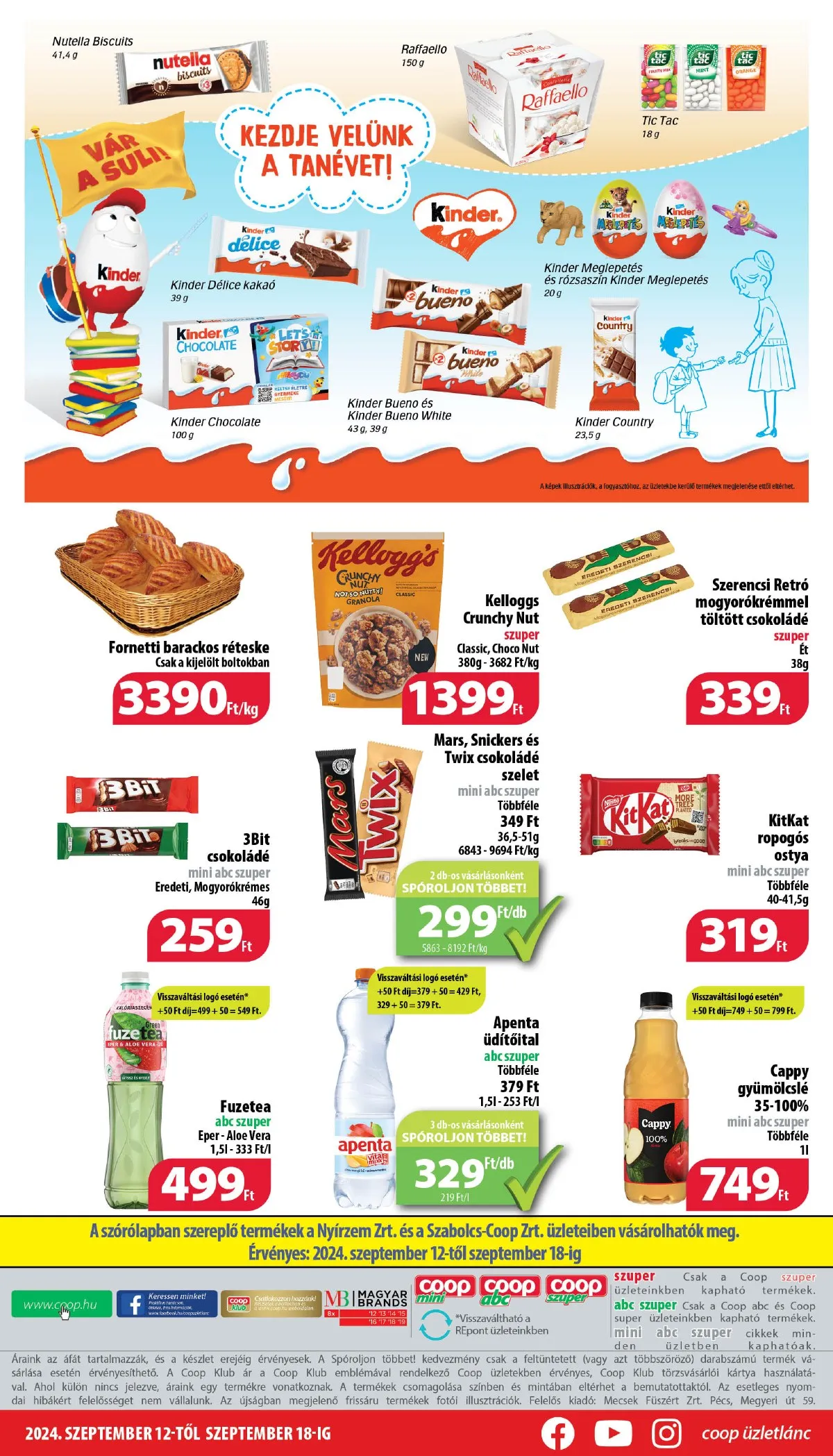 Coop akciós újság Nyírzem 09.12–09.18 – 8. oldal