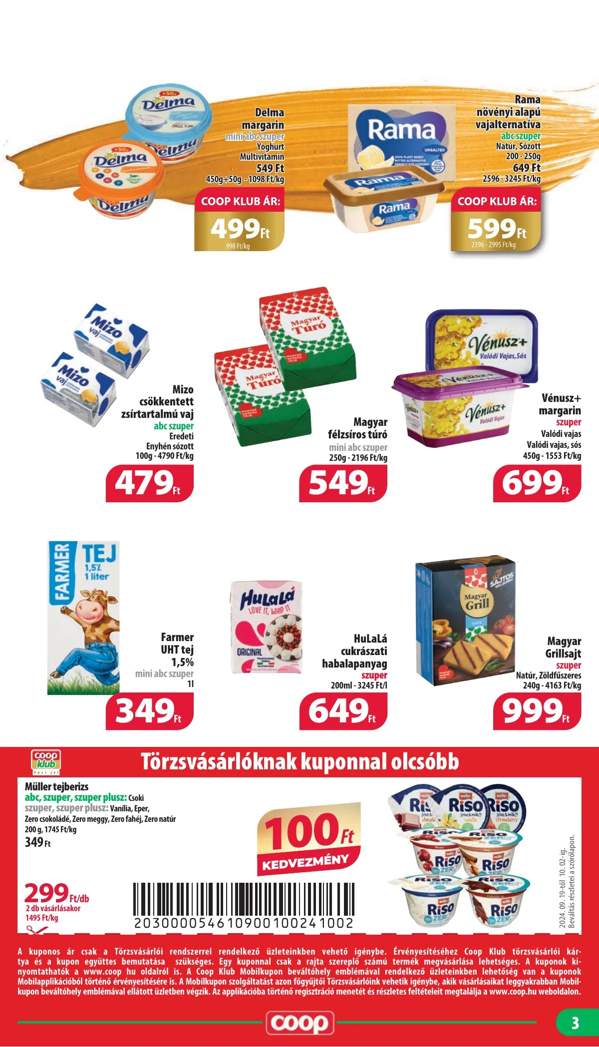 Coop akciós újság Nyírzem 09.19–10.02 – 3. oldal