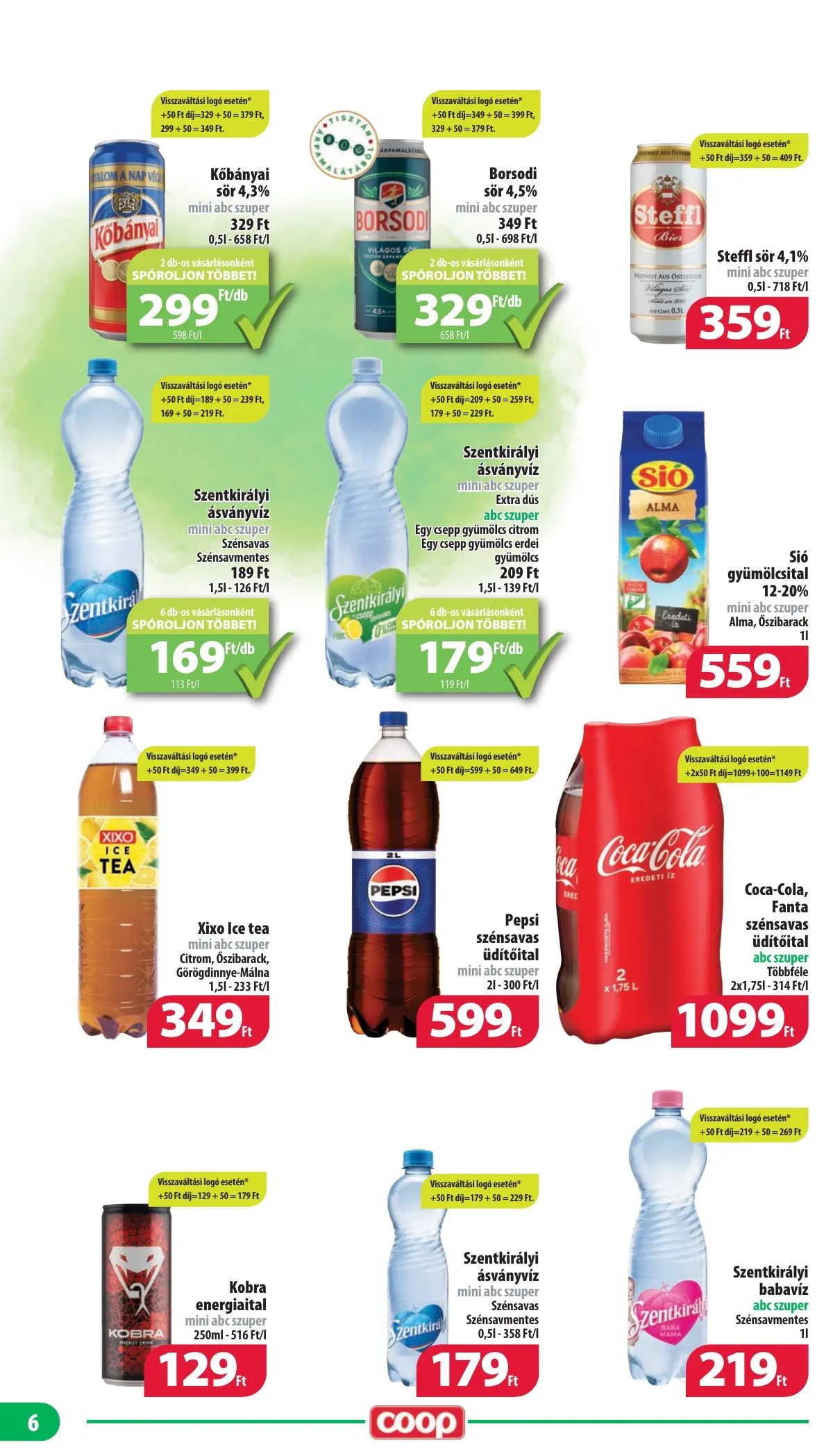 Coop akciós újság Nyírzem 09.19–10.02 – 6. oldal