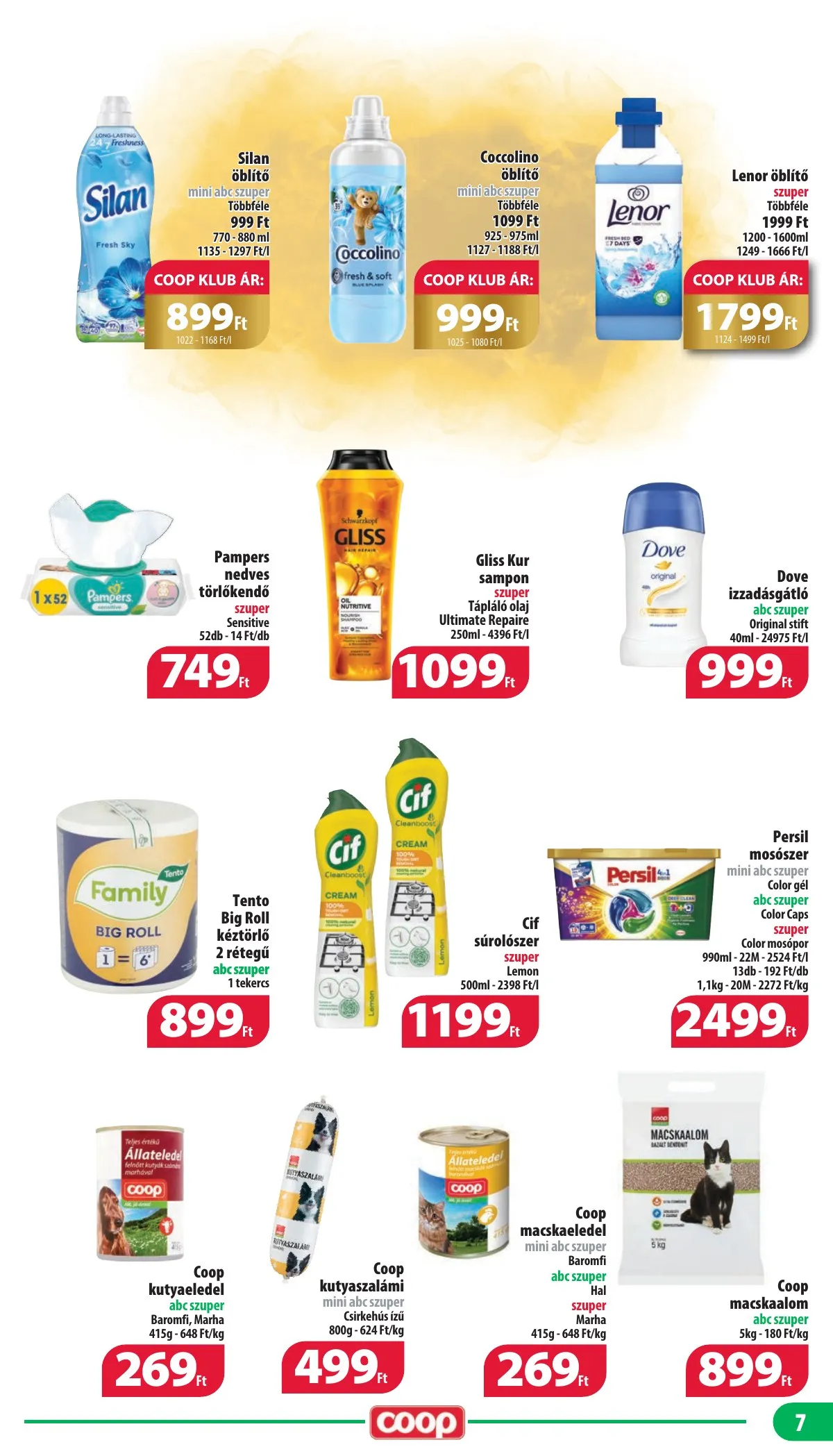 Coop akciós újság Nyírzem 09.19–10.02 – 7. oldal