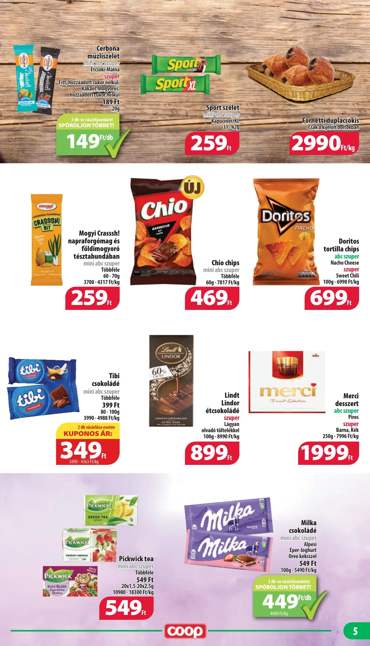 Coop akciós újság Nyírzem 10.17–10.22 – 5. oldal