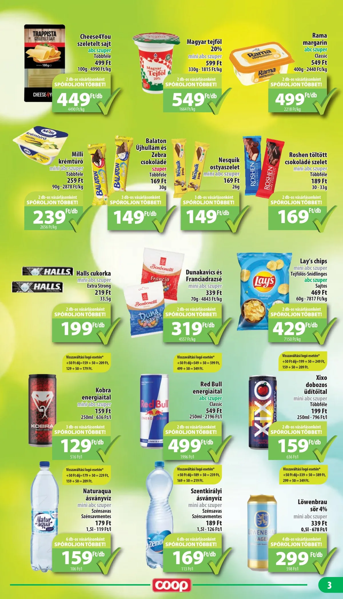 Coop akciós újság Nyírzem 10.24–10.30 – 3. oldal