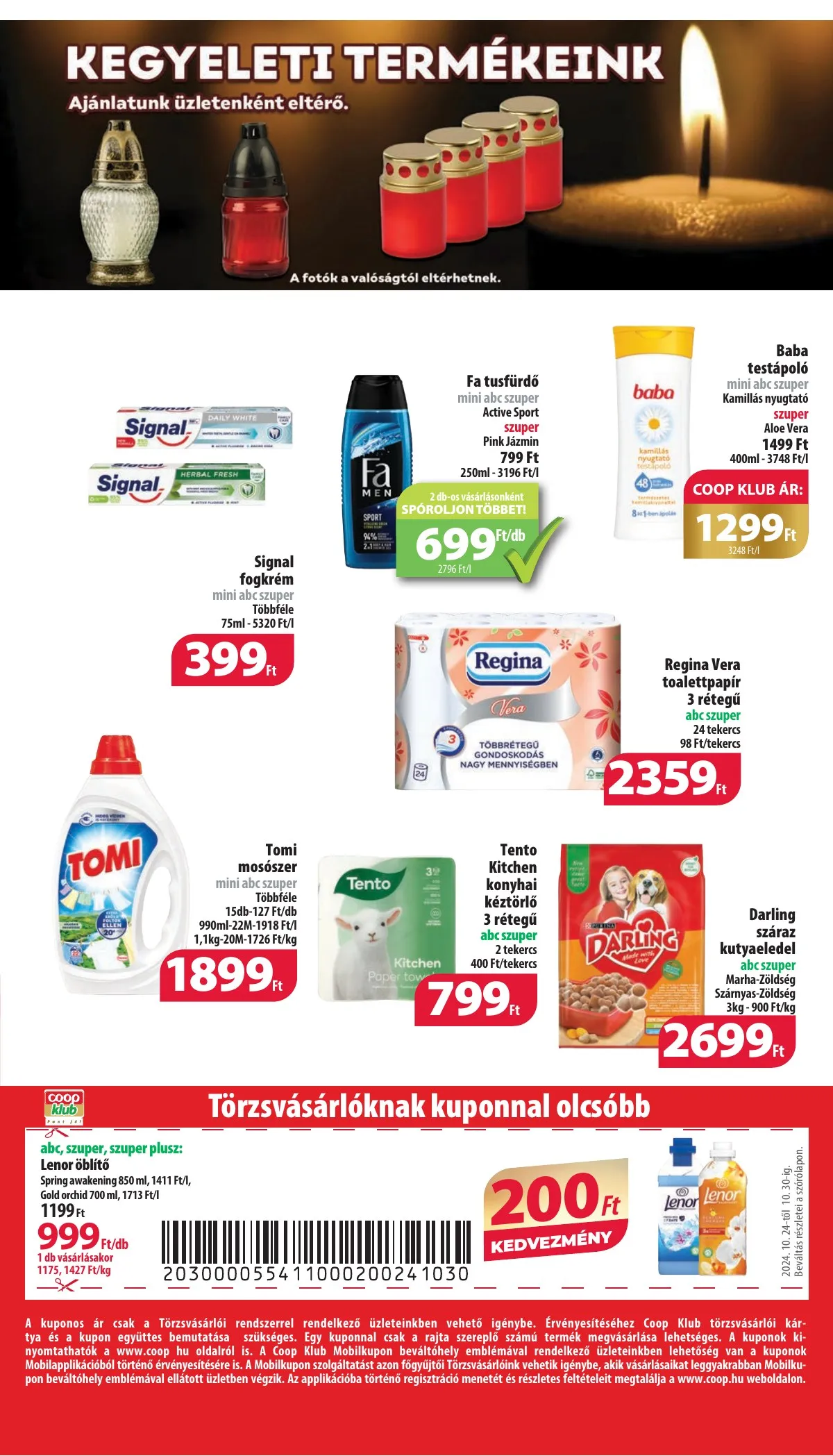 Coop akciós újság Nyírzem 10.24–10.30 – 7. oldal