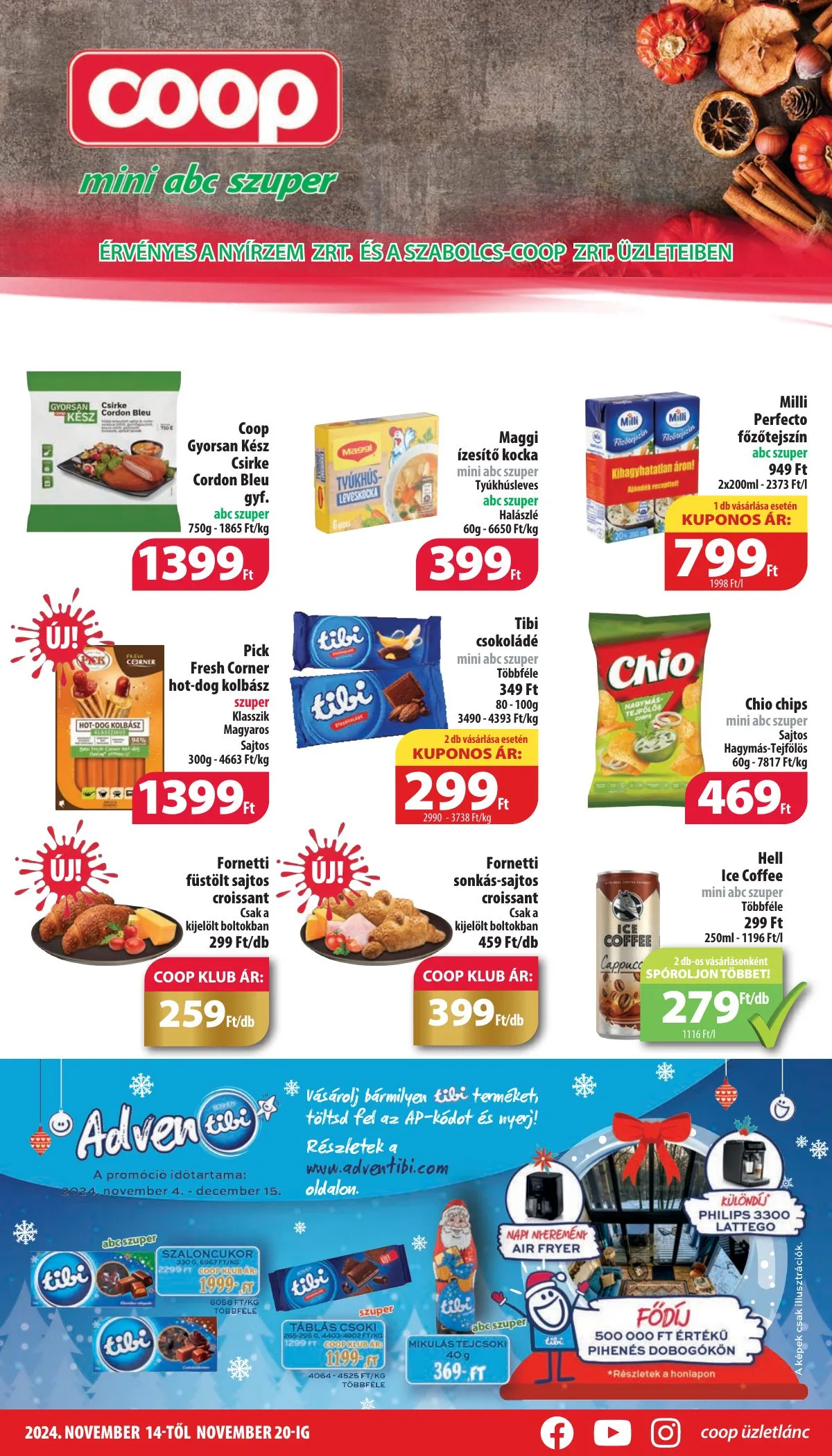 Coop akciós újság Nyírzem 11.14–11.20