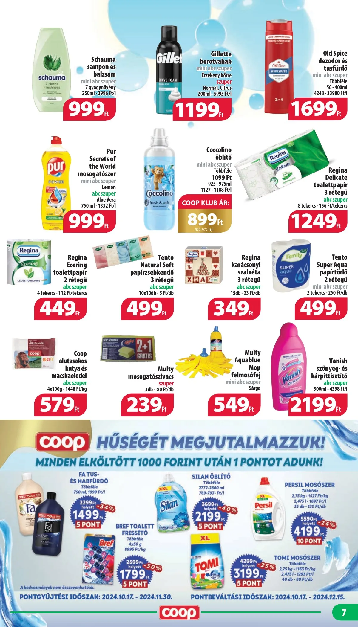 Coop akciós újság Nyírzem 11.14–11.20 – 7. oldal