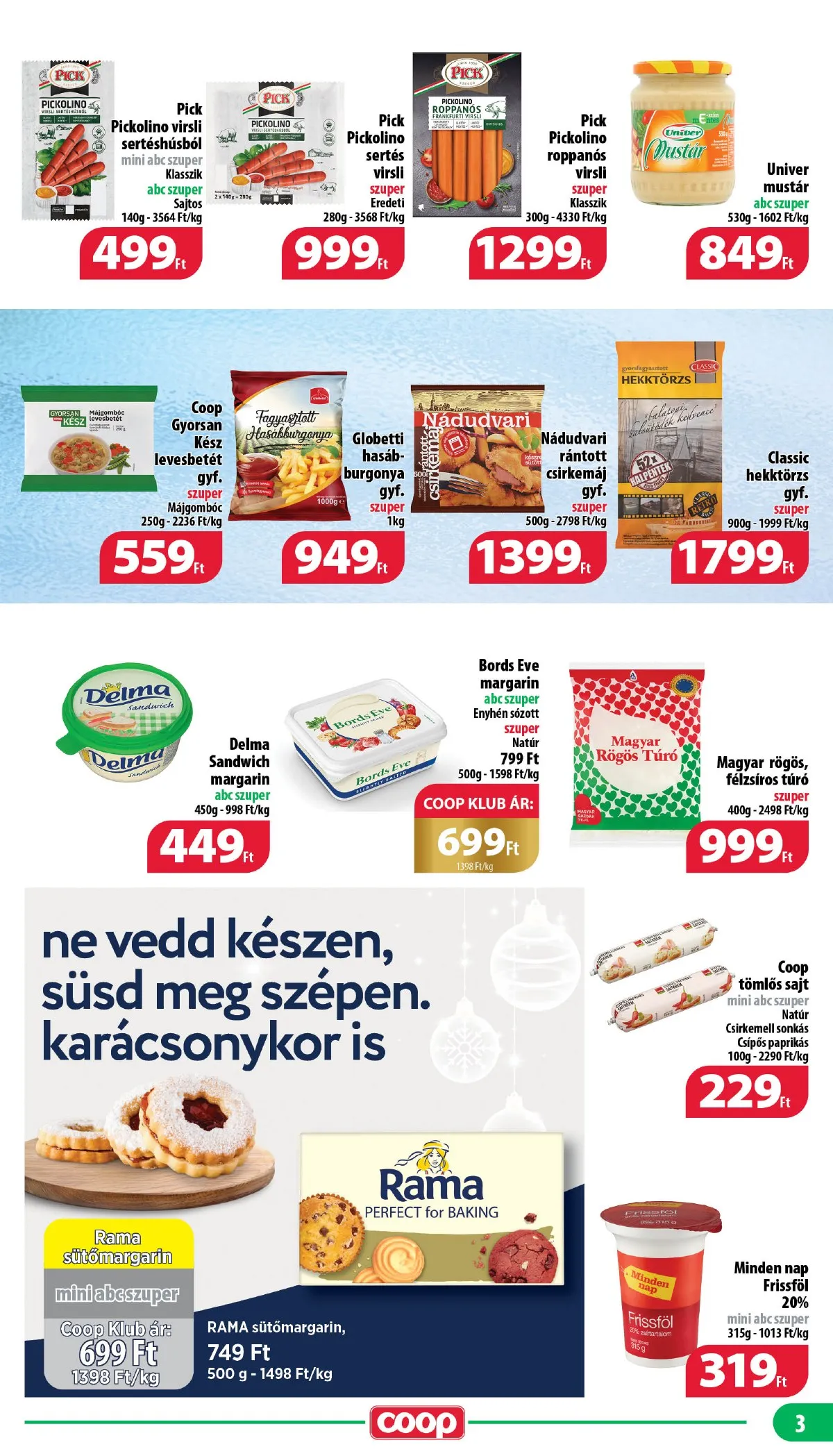 Coop akciós újság Nyírzem 11.21–11.27 – 3. oldal
