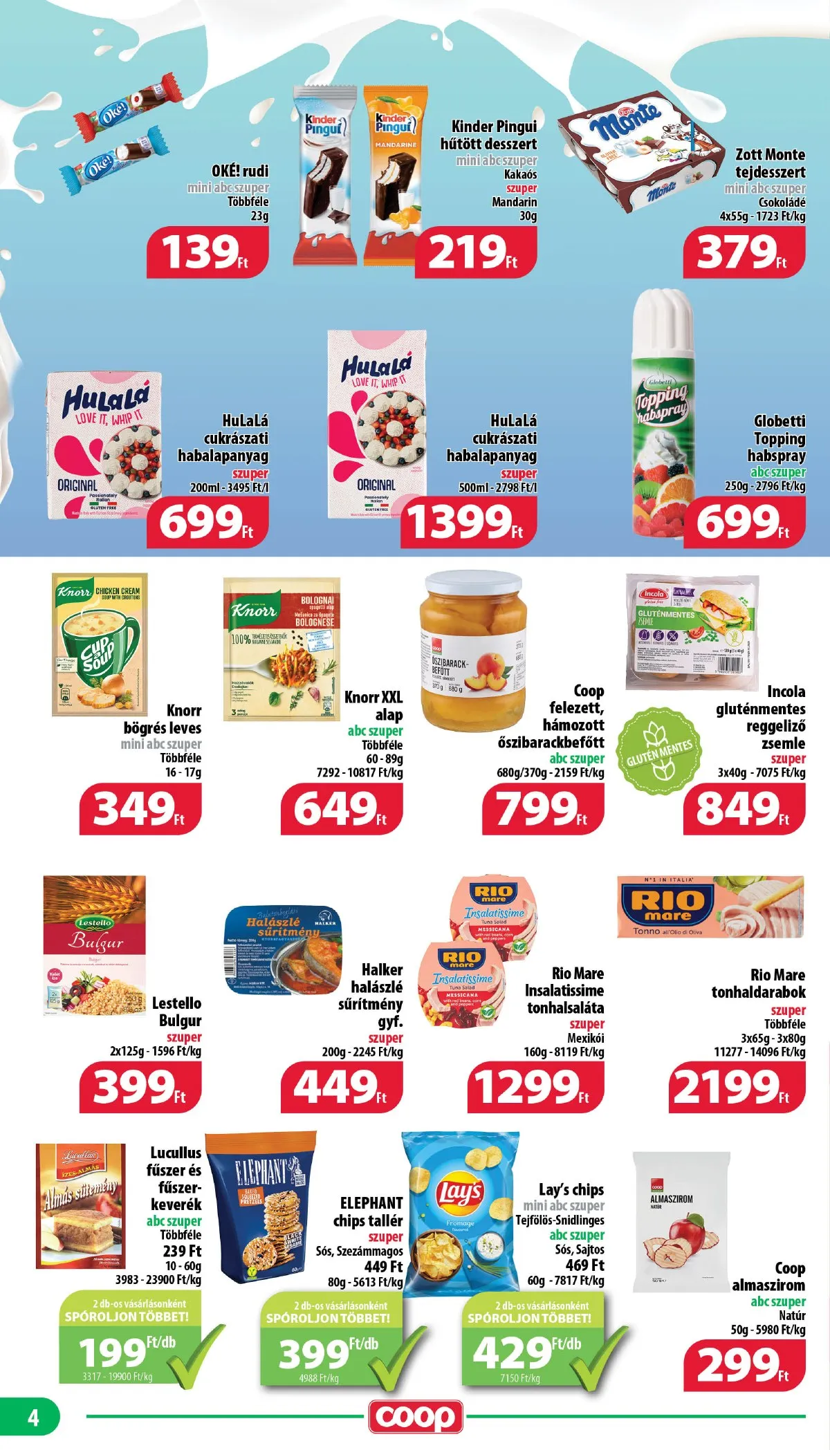 Coop akciós újság Nyírzem 11.21–11.27 – 4. oldal