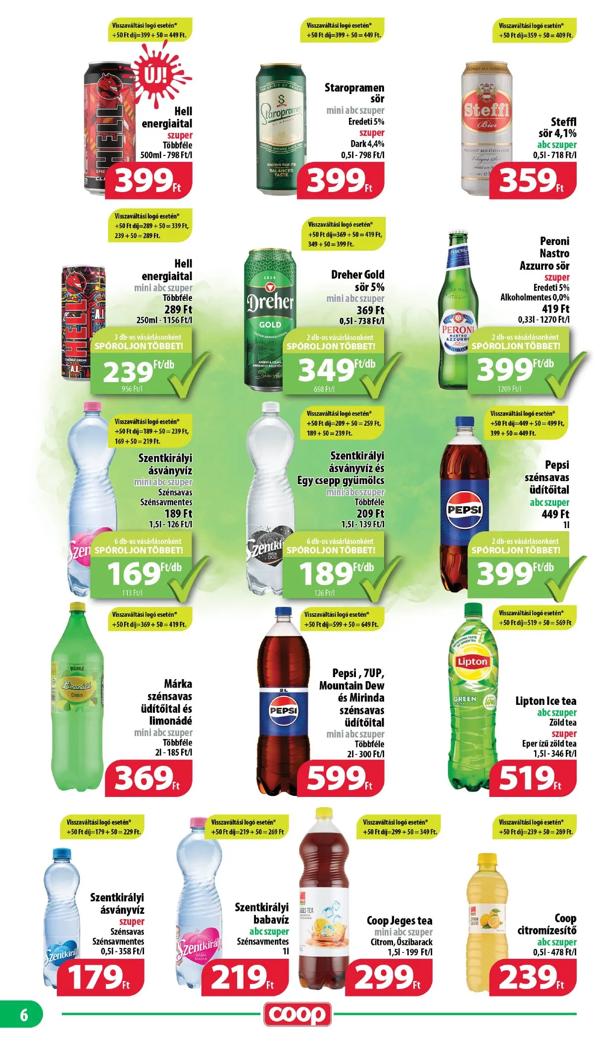 Coop akciós újság Nyírzem 11.21–11.27 – 6. oldal