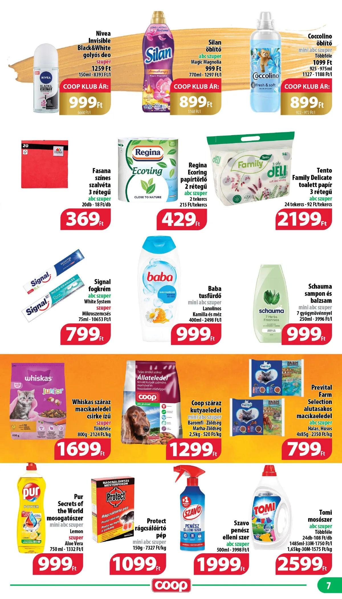 Coop akciós újság Nyírzem 11.21–11.27 – 7. oldal