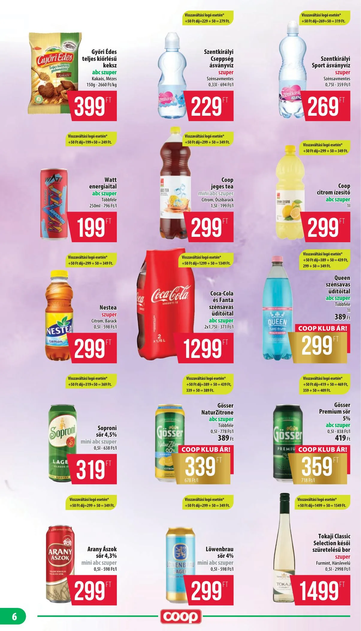 Coop akciós újság Nyírzem 07.17–07.23 – 6. oldal