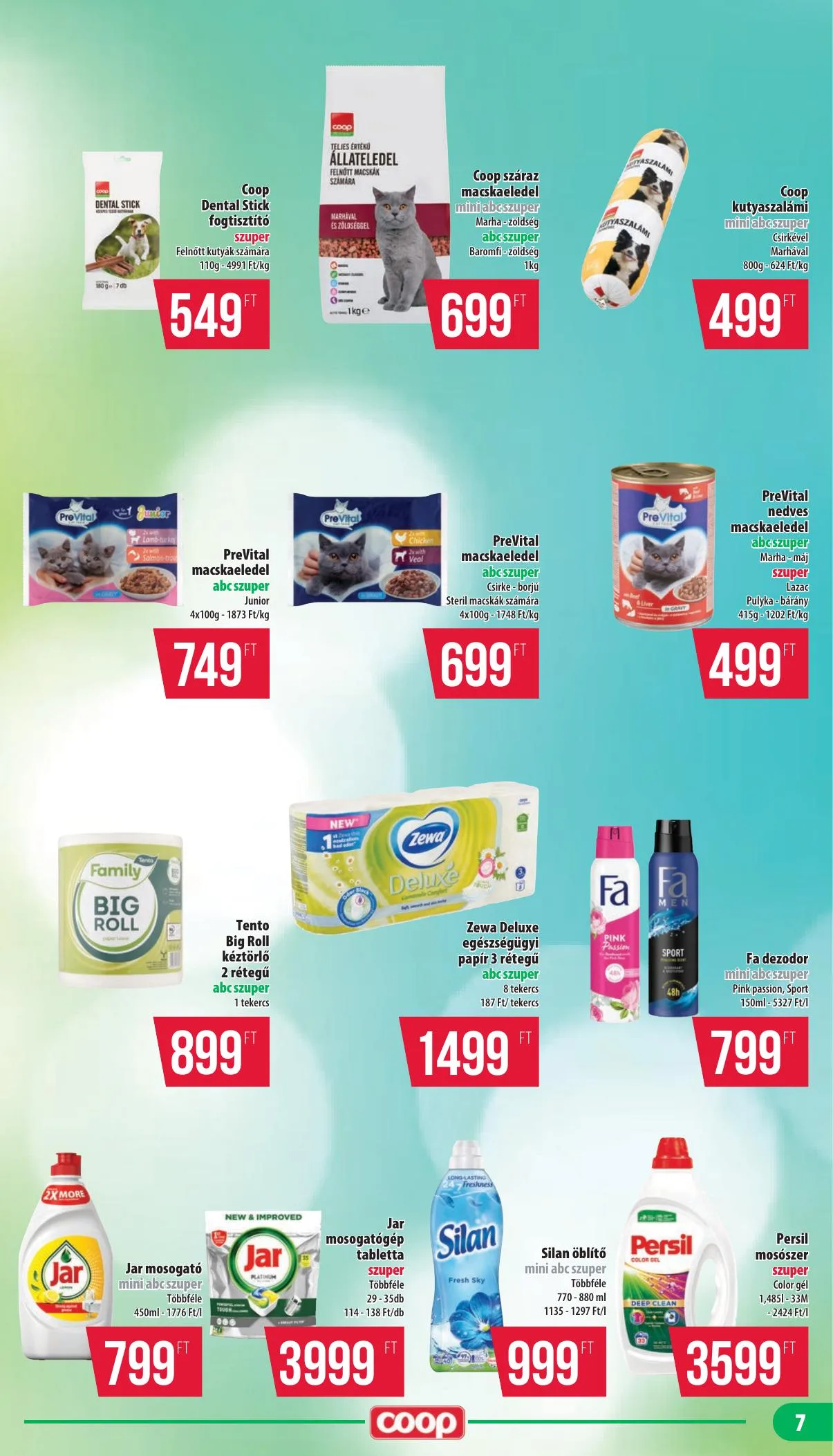 Coop akciós újság Nyírzem 07.17–07.23 – 7. oldal