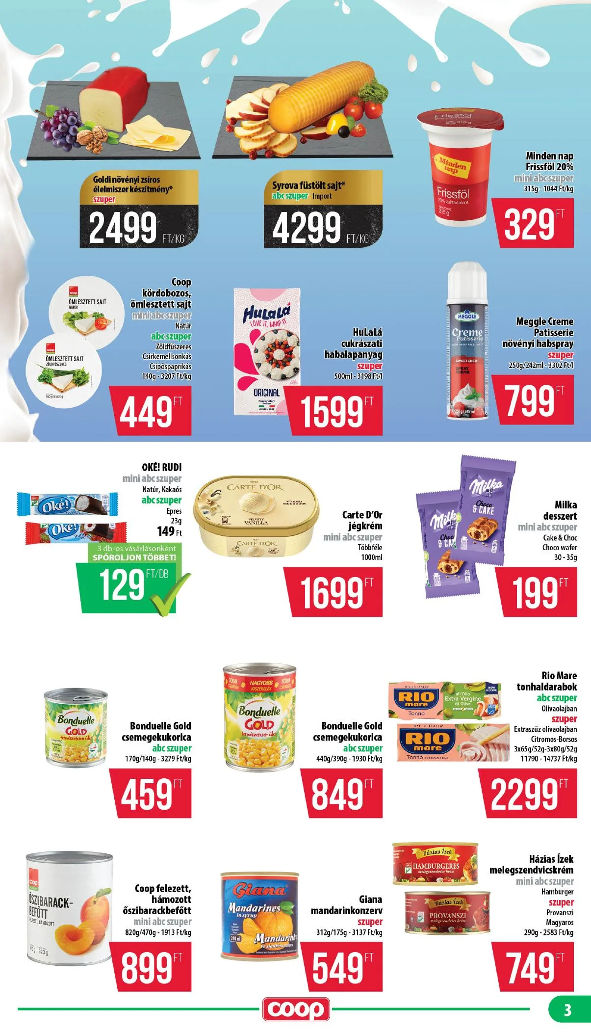 Coop akciós újság Nyírzem 07.24–07.30 – 3. oldal