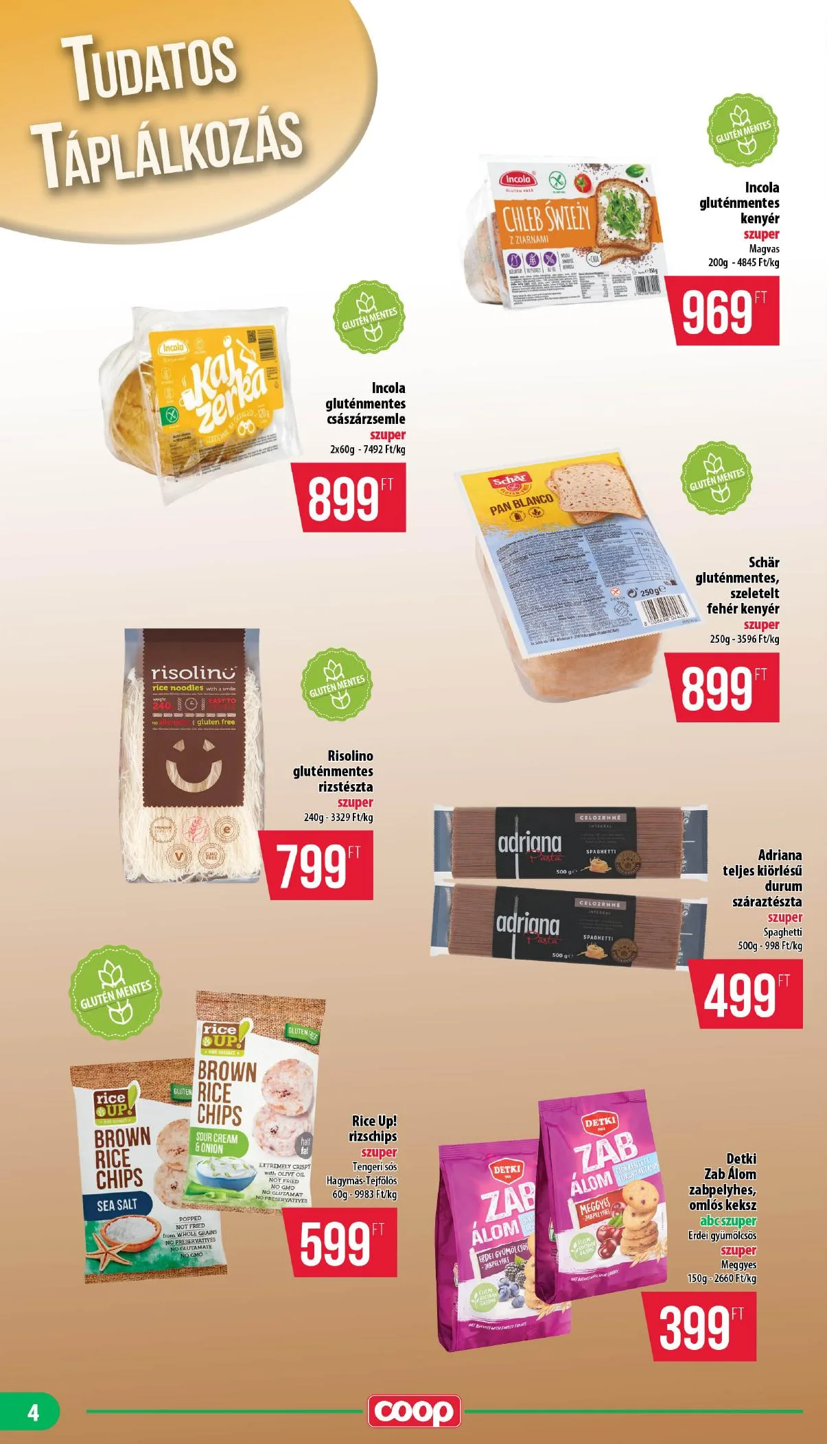 Coop akciós újság Nyírzem 07.24–07.30 – 4. oldal