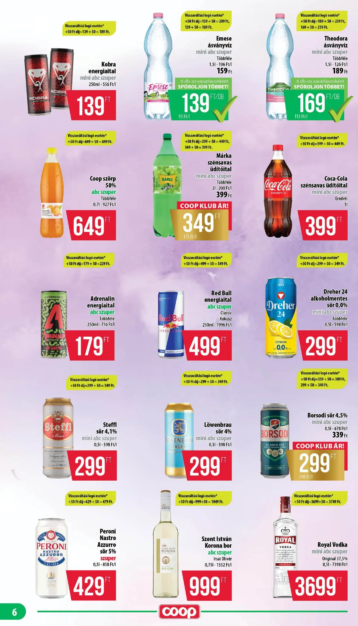 Coop akciós újság Nyírzem 07.24–07.30 – 6. oldal
