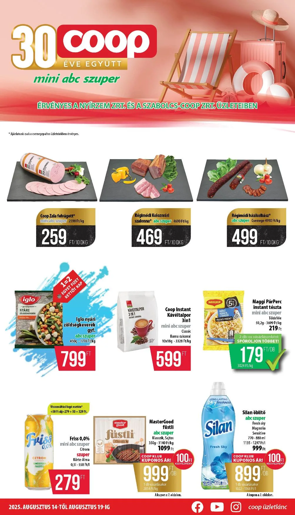 Coop akciós újság Nyírzem 08.14–08.19