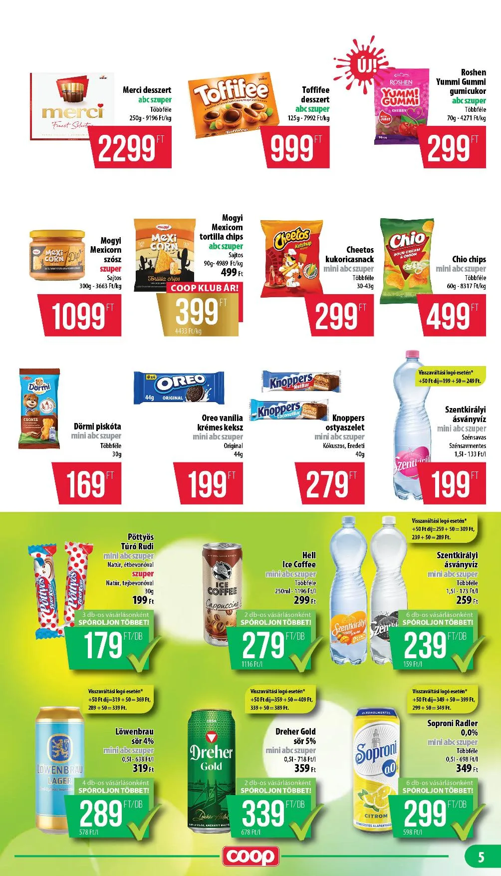 Coop akciós újság Nyírzem 08.14–08.19 – 5. oldal