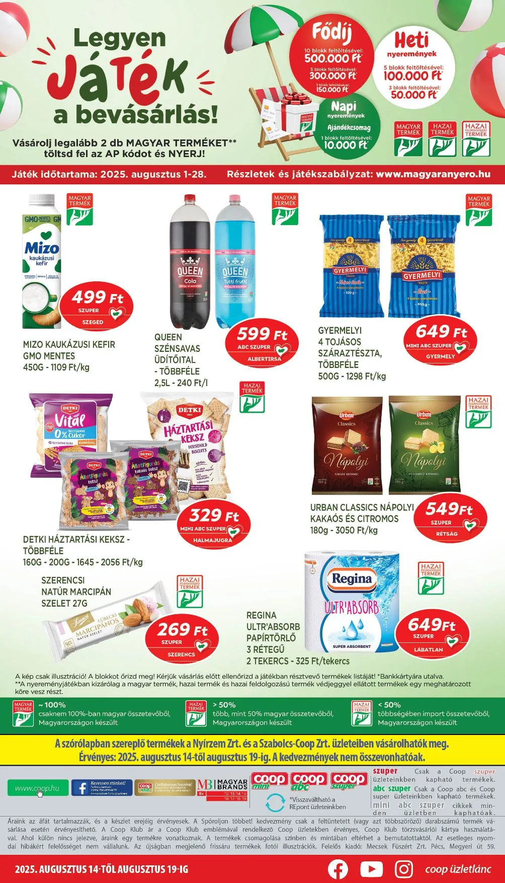 Coop akciós újság Nyírzem 08.14–08.19 – 8. oldal